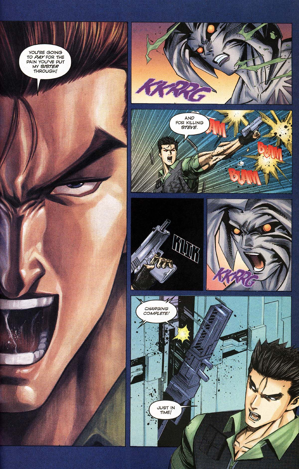 Read online Resident Evil Code: Veronica comic -  Issue #4 - 127