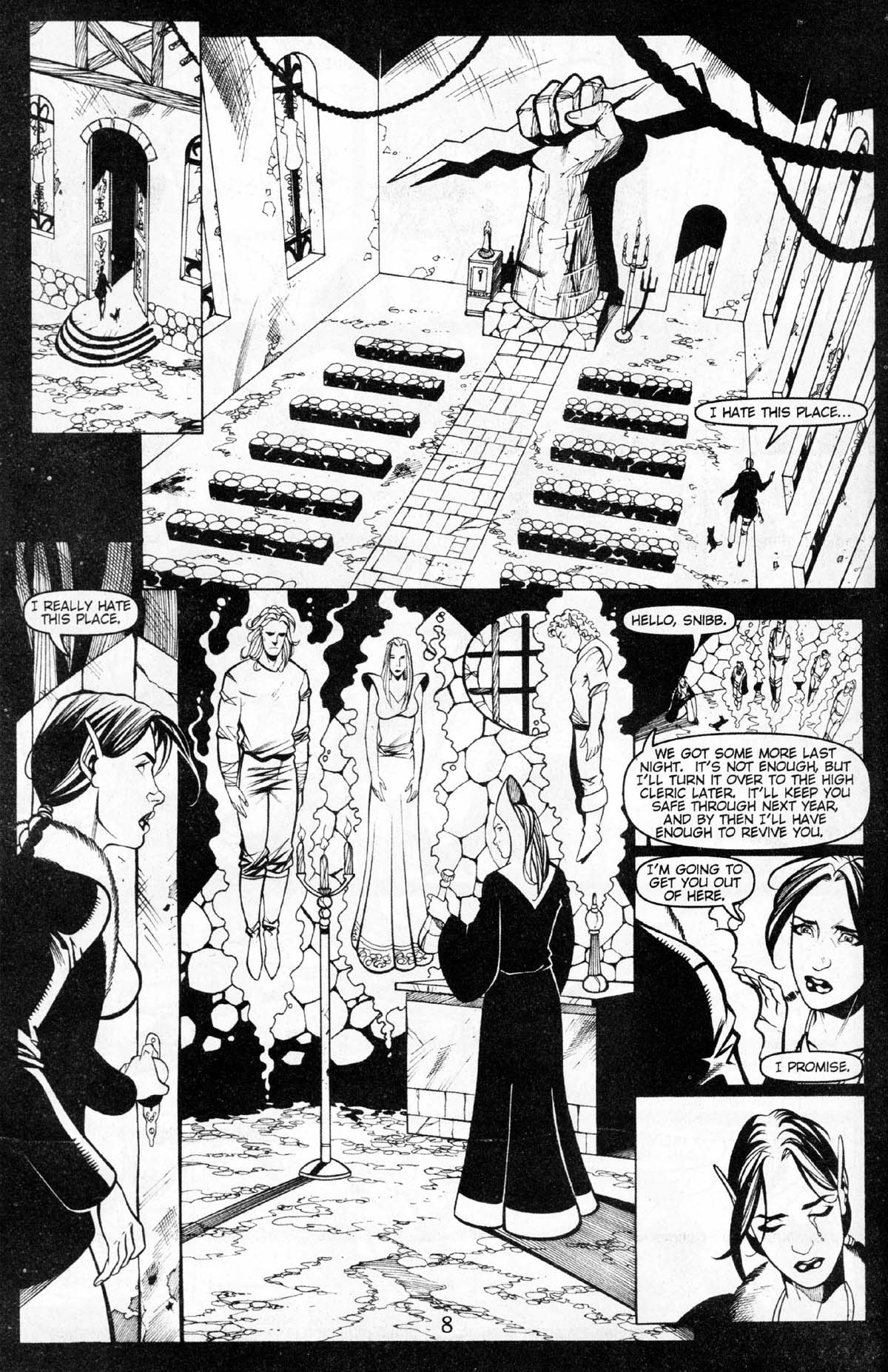 Read online Dungeons & Dragons: Black & White comic -  Issue #5 - 10