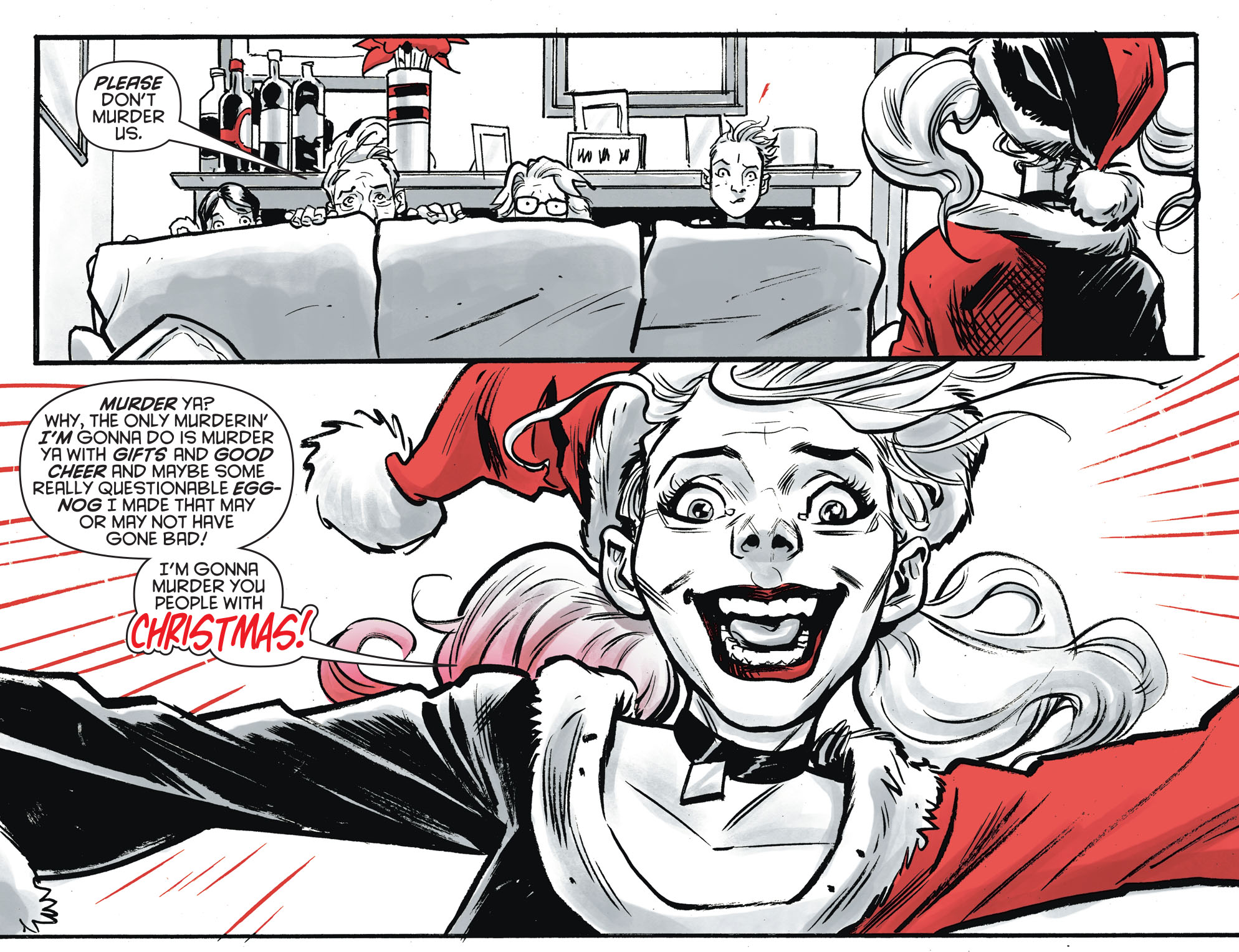 Read online Harley Quinn Black   White   Red comic -  Issue #16 - 18