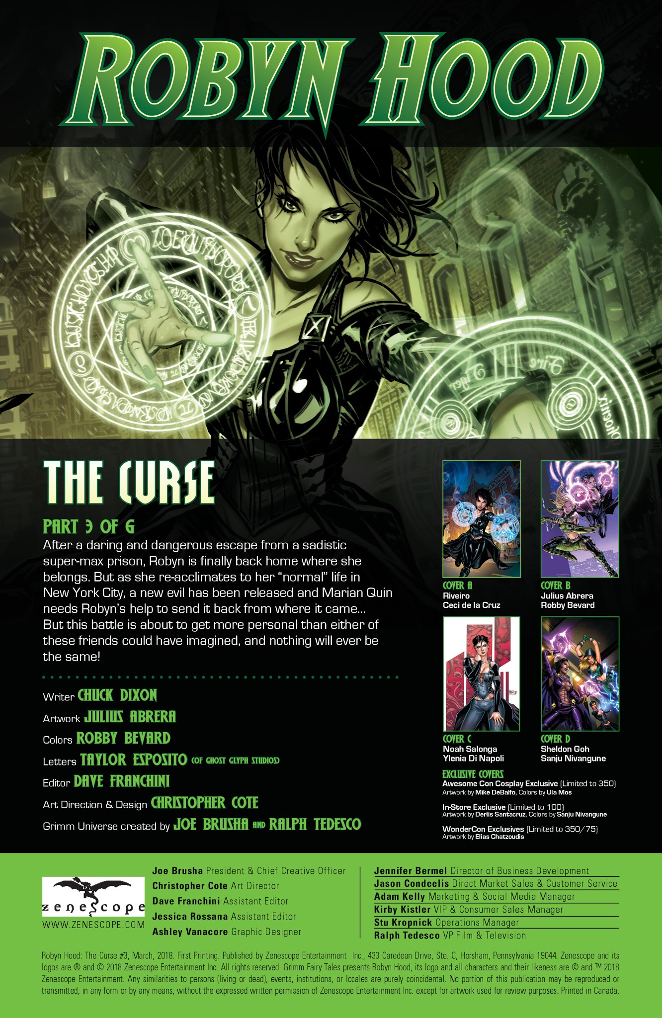 Read online Robyn Hood: The Curse comic -  Issue #3 - 2