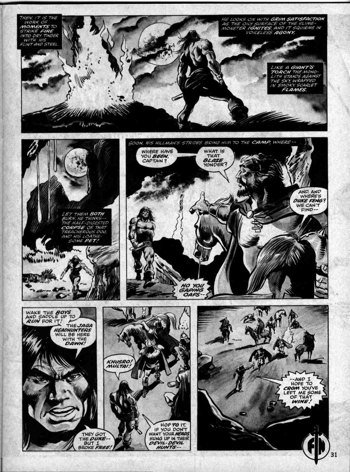 Read online The Savage Sword Of Conan comic -  Issue #33 - 30