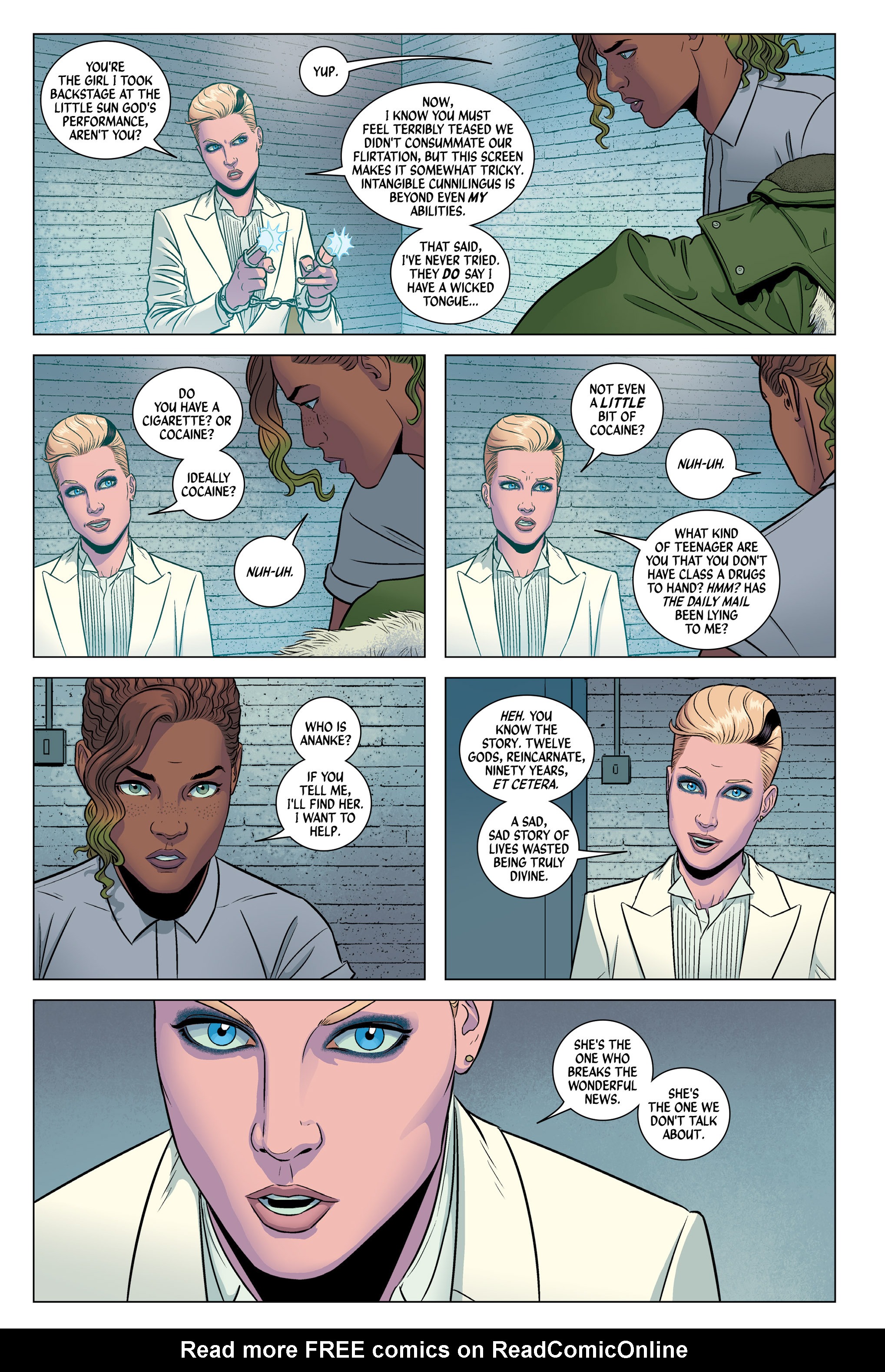 Read online The Wicked   The Divine: Book One comic -  Issue # Full (Part 1) - 52
