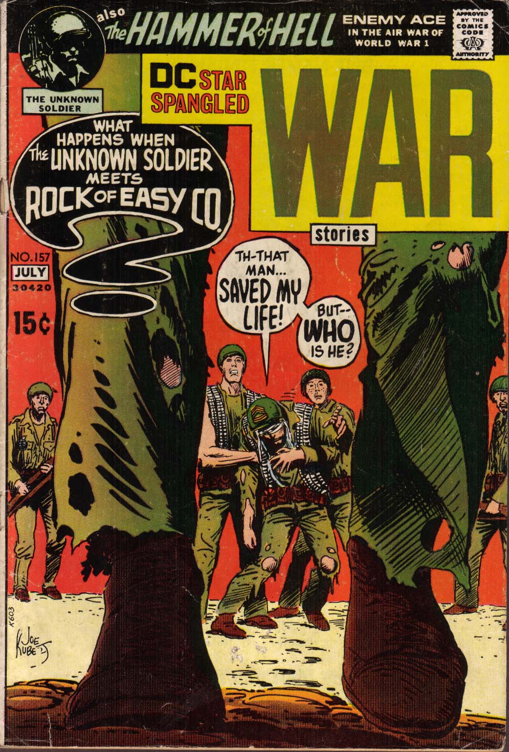Read online Star Spangled War Stories (1952) comic -  Issue #157 - 1