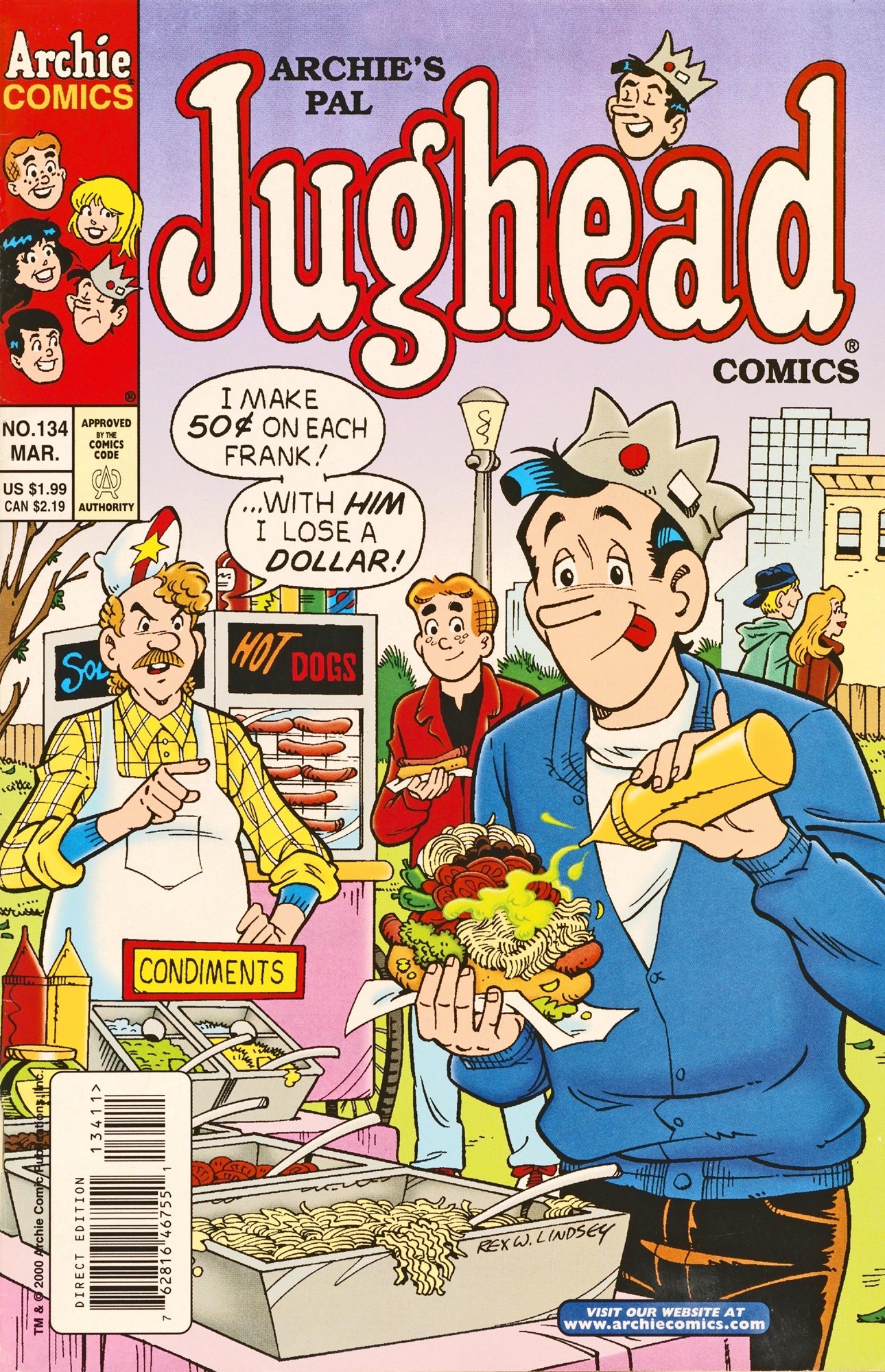 Read online Archie's Pal Jughead Comics comic -  Issue #134 - 1