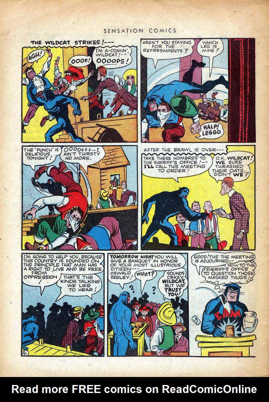 Read online Sensation (Mystery) Comics comic -  Issue #37 - 44