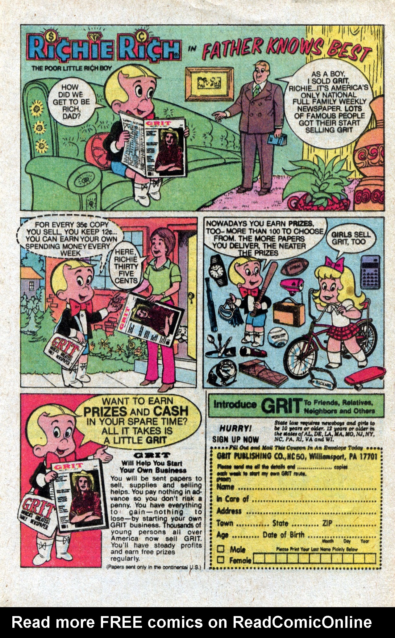 Read online Richie Rich Zillionz comic -  Issue #23 - 33