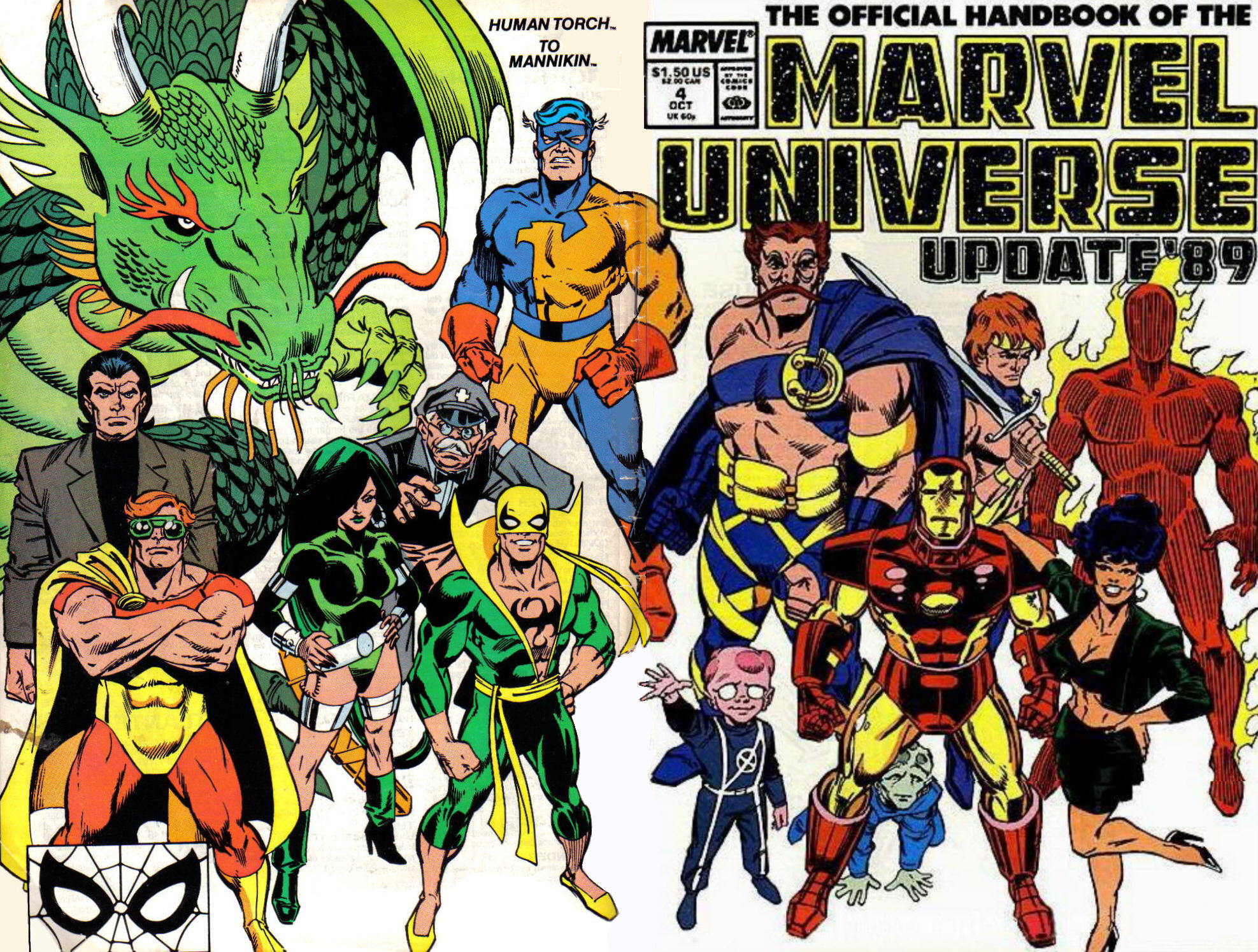 Read online The Official Handbook of the Marvel Universe: Update '89 comic -  Issue #4 - 53