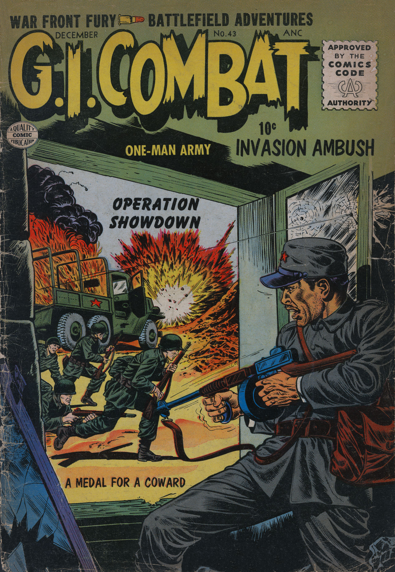 Read online G.I. Combat (1952) comic -  Issue #43 - 1