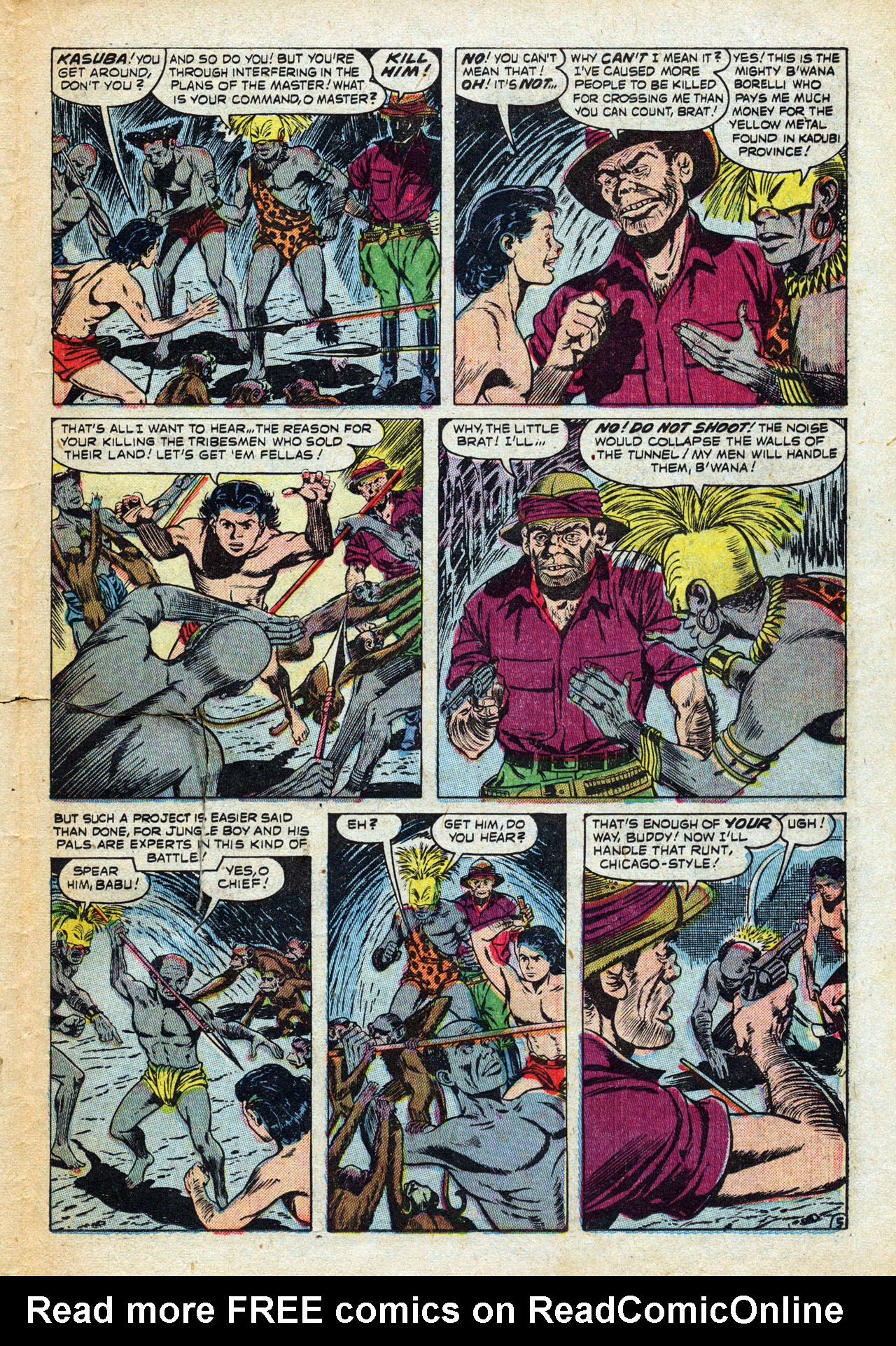 Read online Jungle Action (1954) comic -  Issue #1 - 23