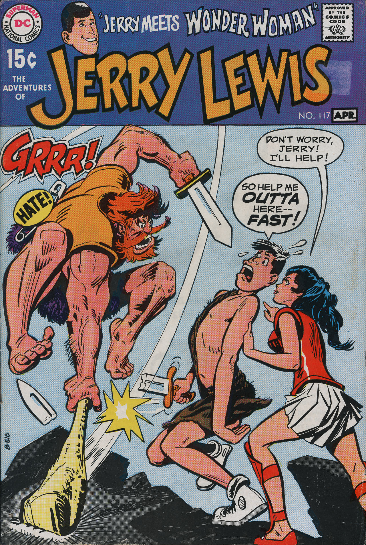Read online The Adventures of Jerry Lewis comic -  Issue #117 - 1