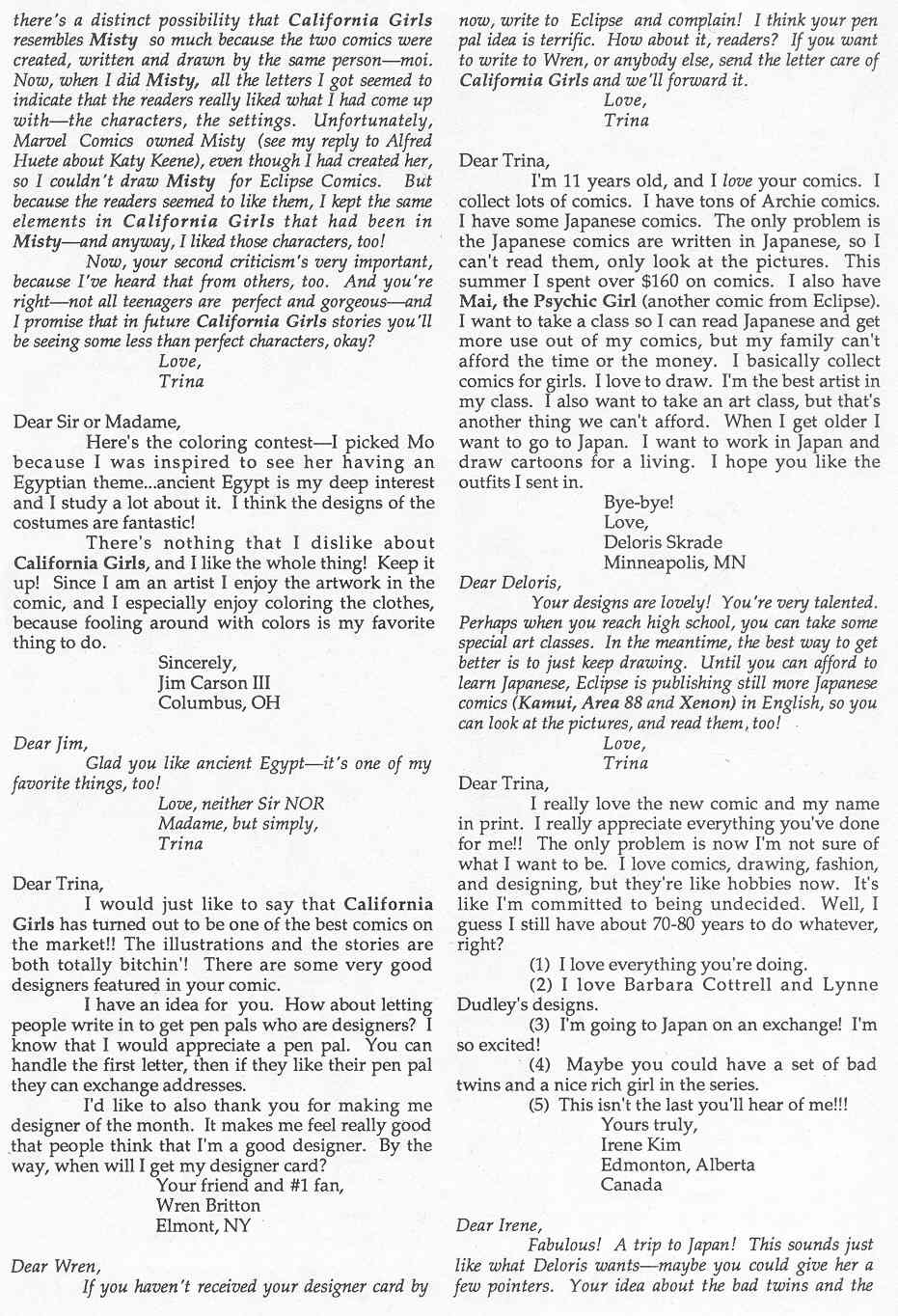 Read online California Girls comic -  Issue #6 - 23