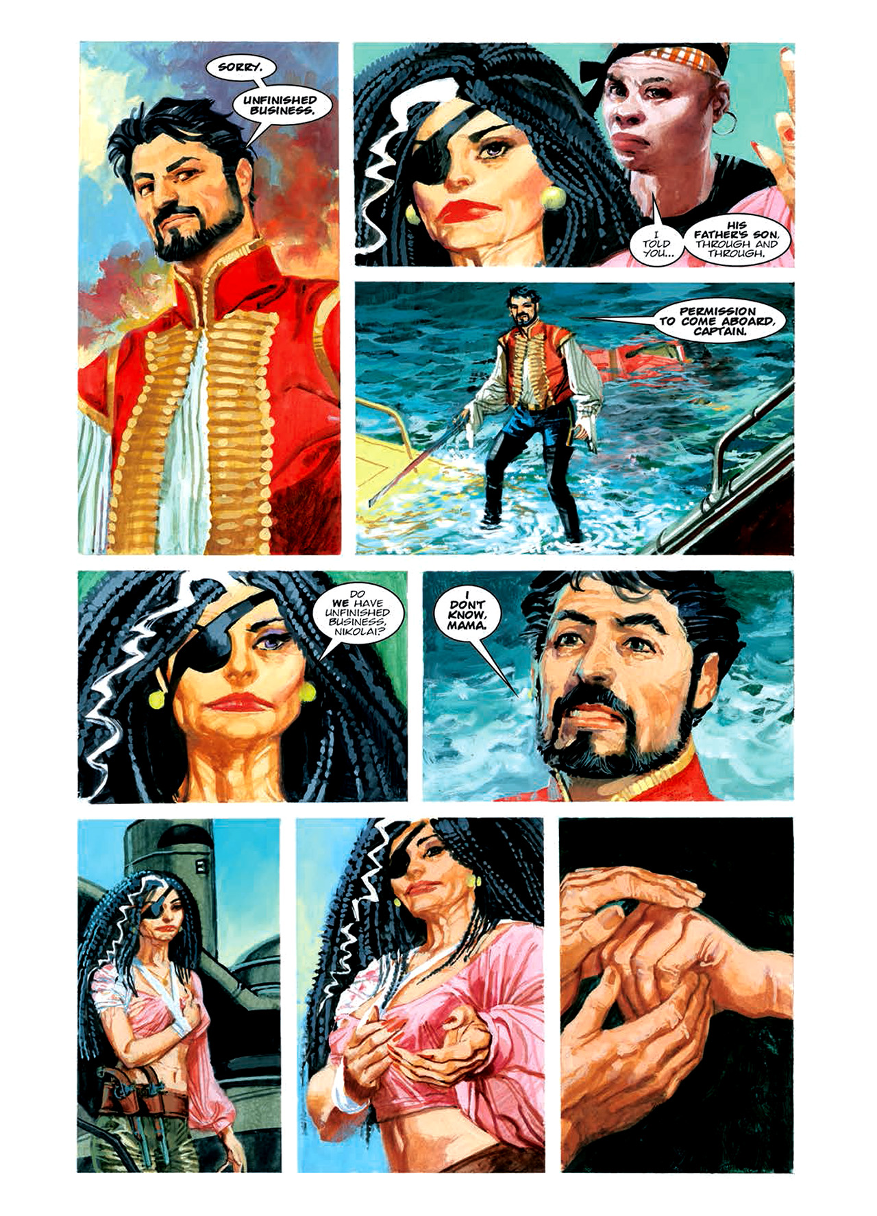Read online Nikolai Dante comic -  Issue # TPB 6 - 131