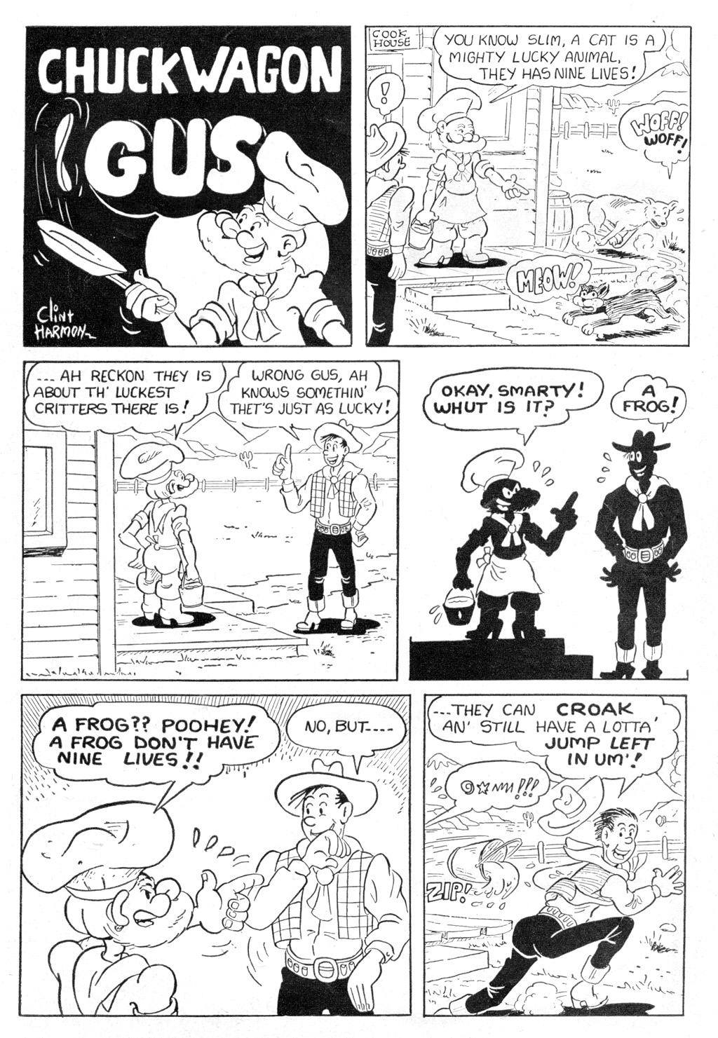 Read online Cowboy Western Comics (1948) comic -  Issue #32 - 35