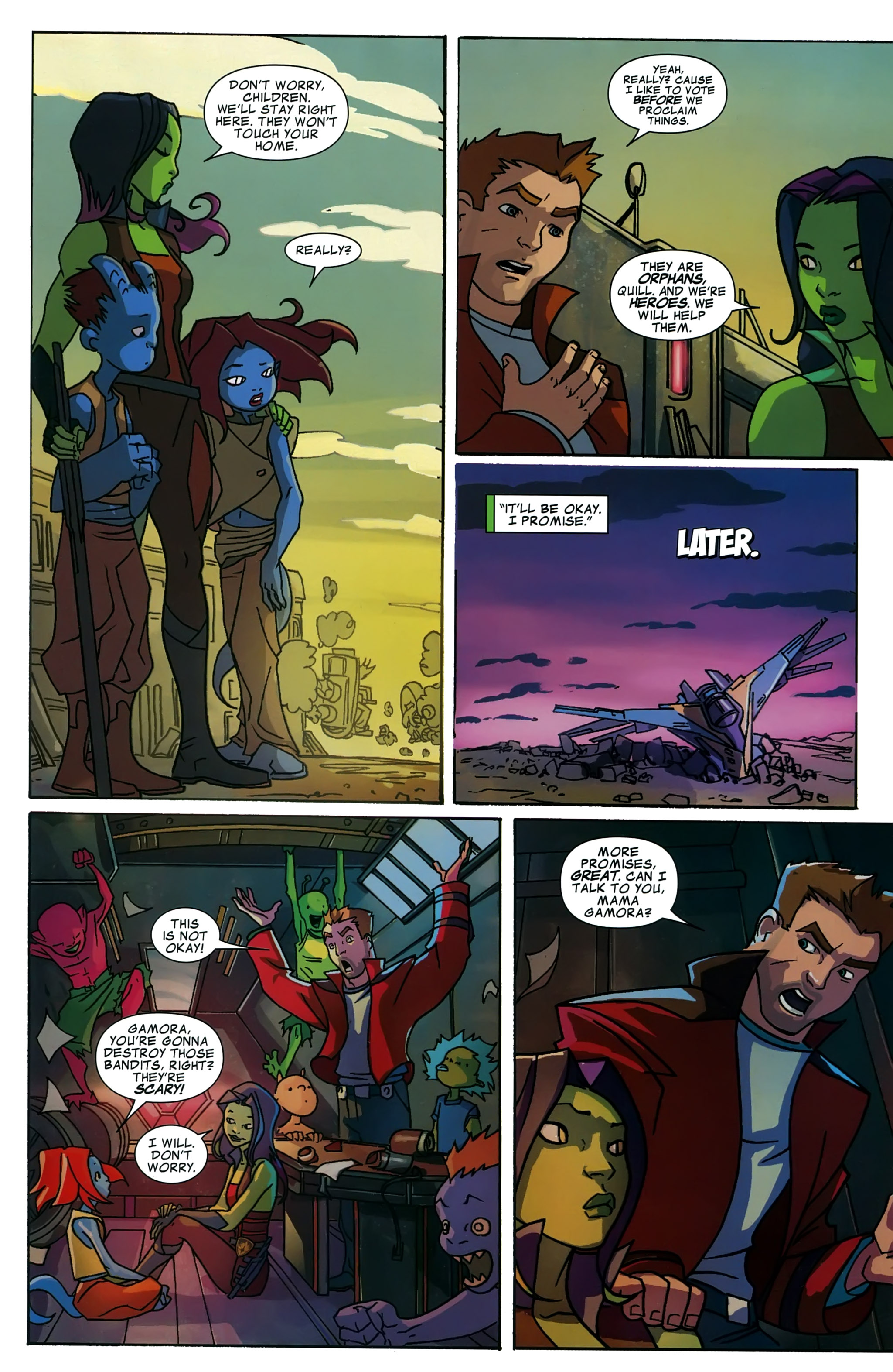 Read online Marvel Universe Guardians of the Galaxy [I] comic -  Issue #1 - 9