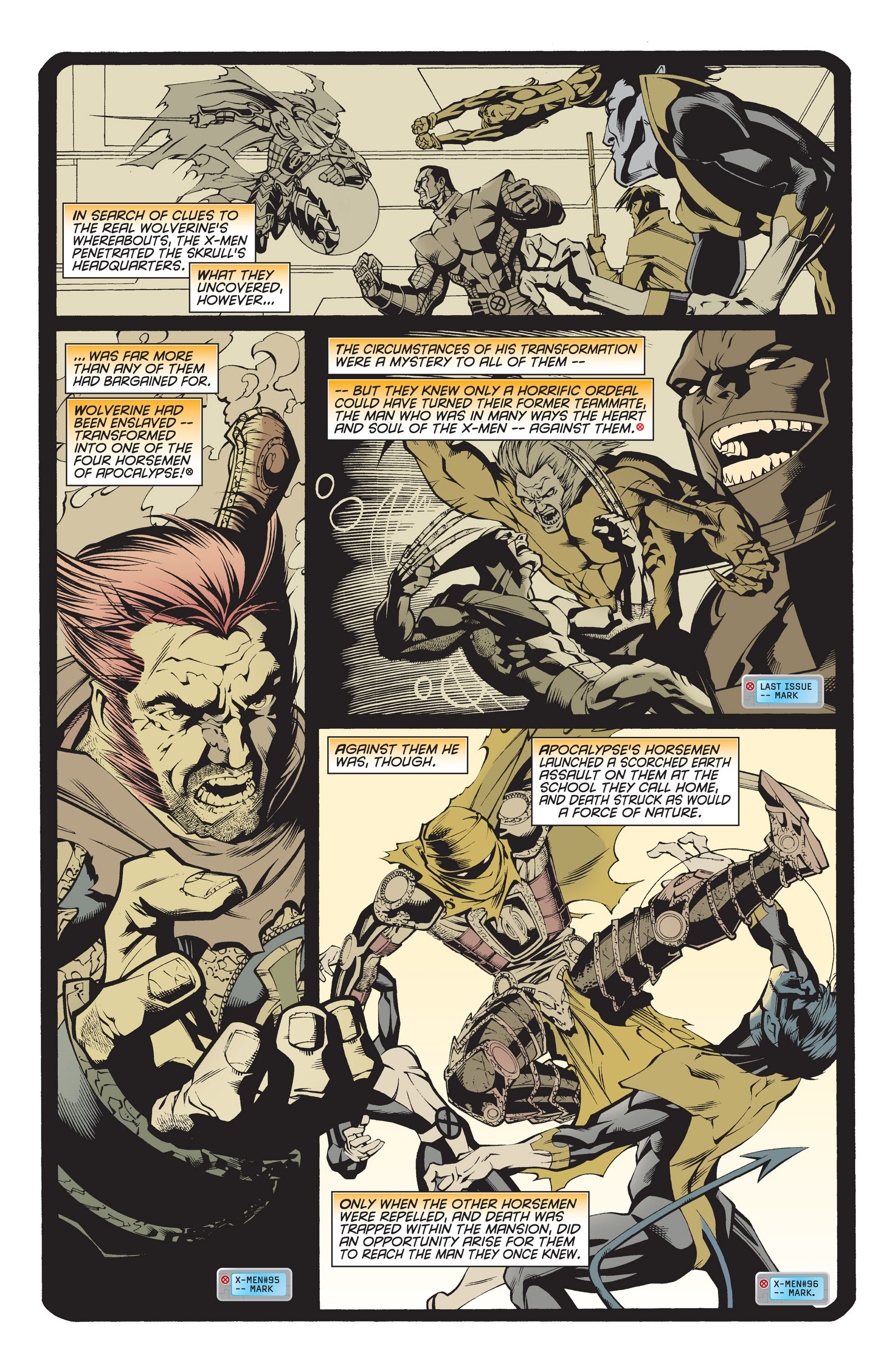 Read online X-Men vs. Apocalypse comic -  Issue # TPB 1 - 186