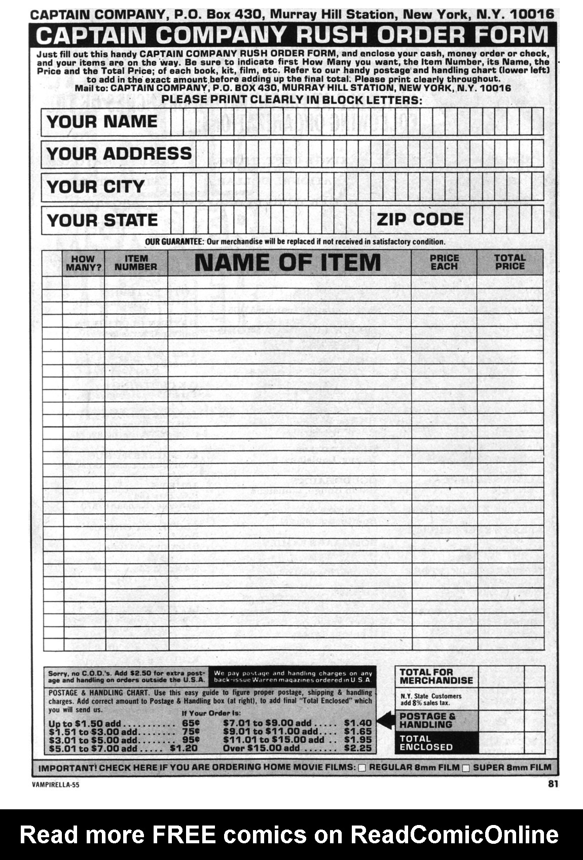 Read online Vampirella (1969) comic -  Issue #55 - 81