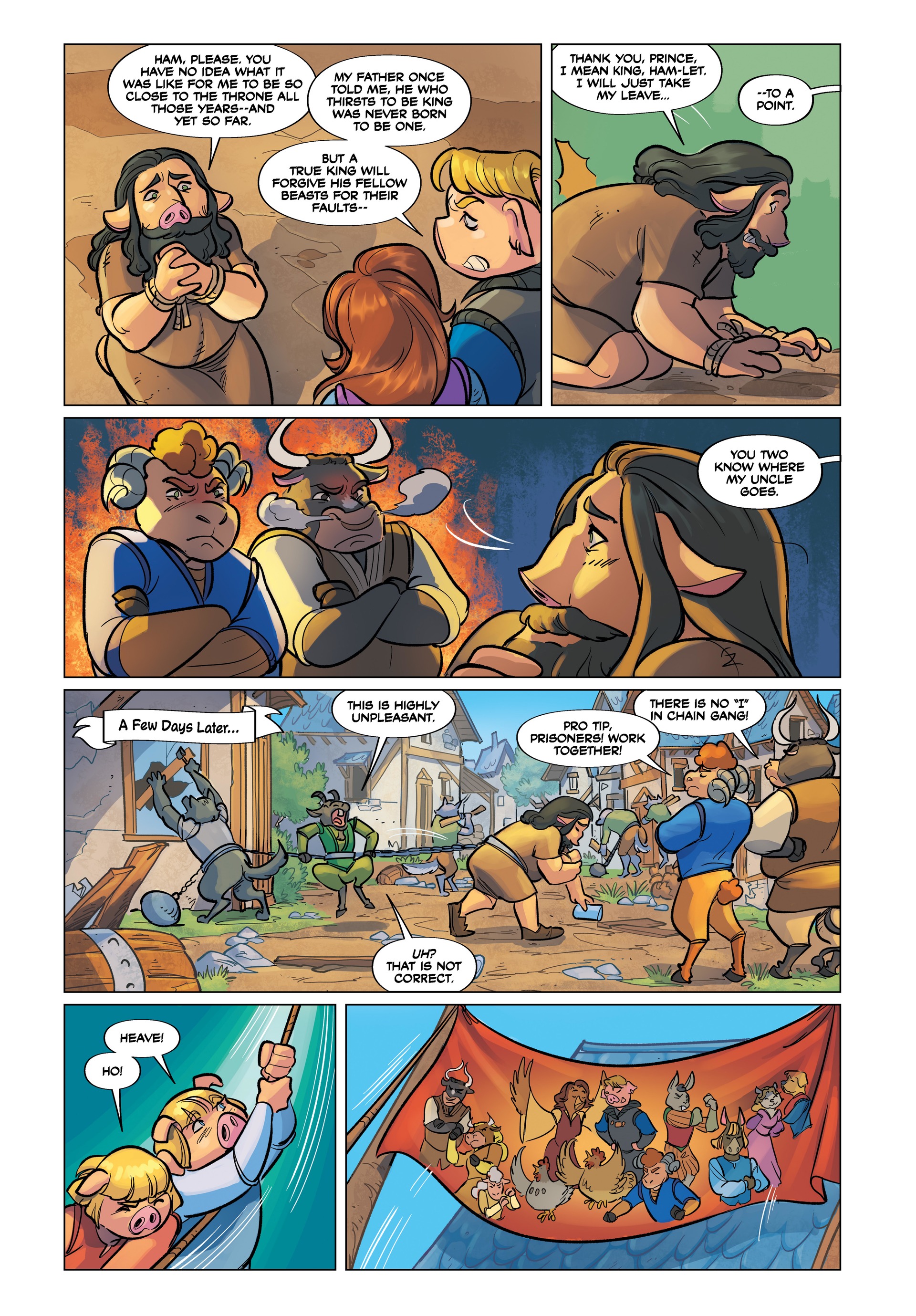 Read online Ham-let: A Shakespearean Mash-up comic -  Issue # Full - 57