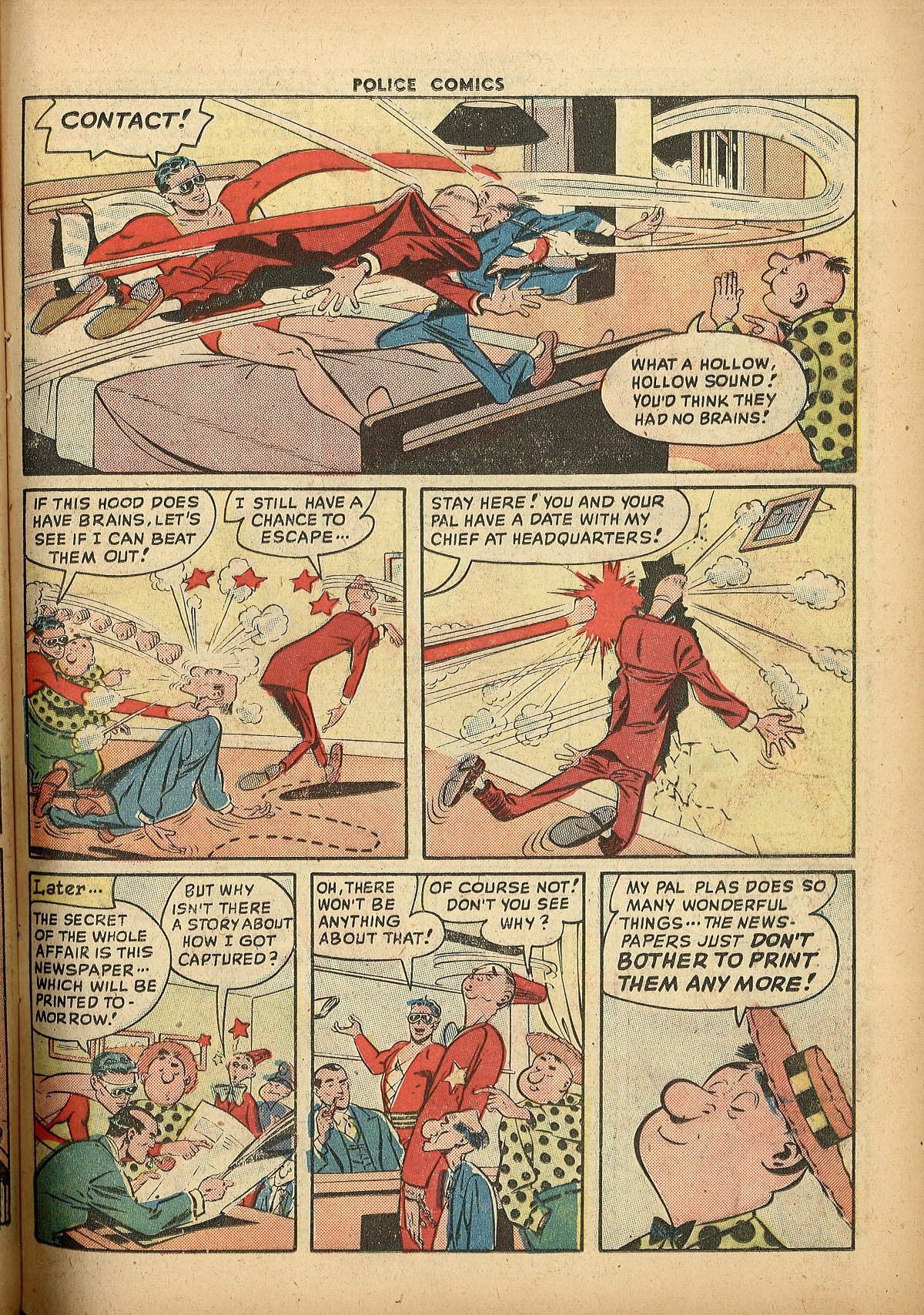 Read online Police Comics comic -  Issue #88 - 17