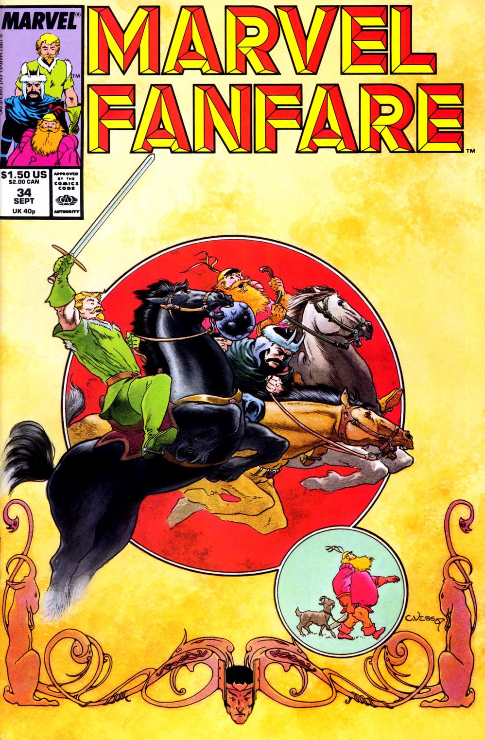 Read online Marvel Fanfare (1982) comic -  Issue #34 - 1