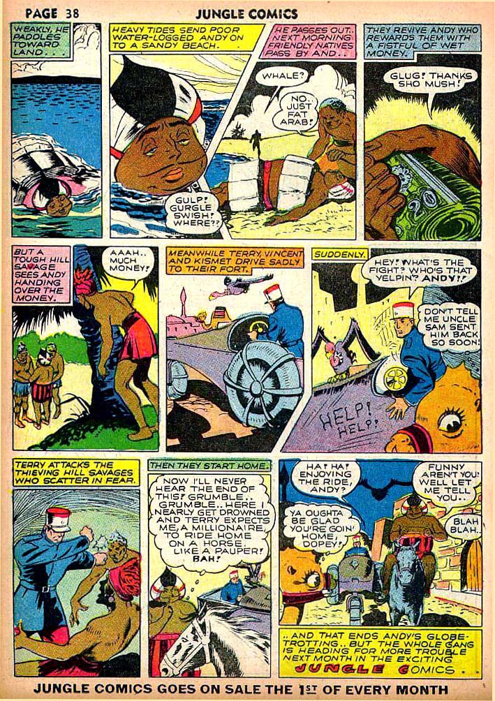 Read online Jungle Comics comic -  Issue #22 - 40