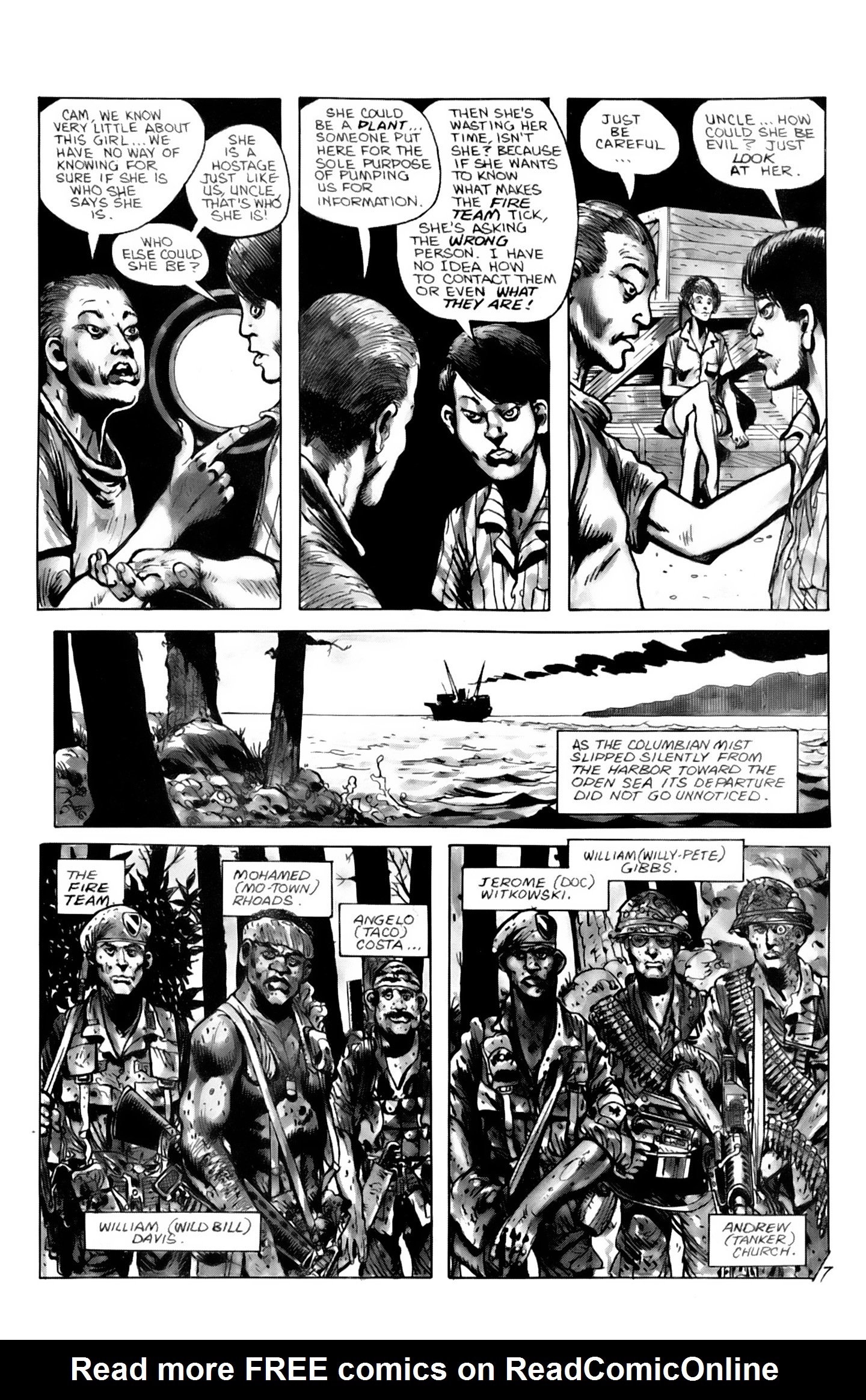 Read online Fire Team comic -  Issue #3 - 9