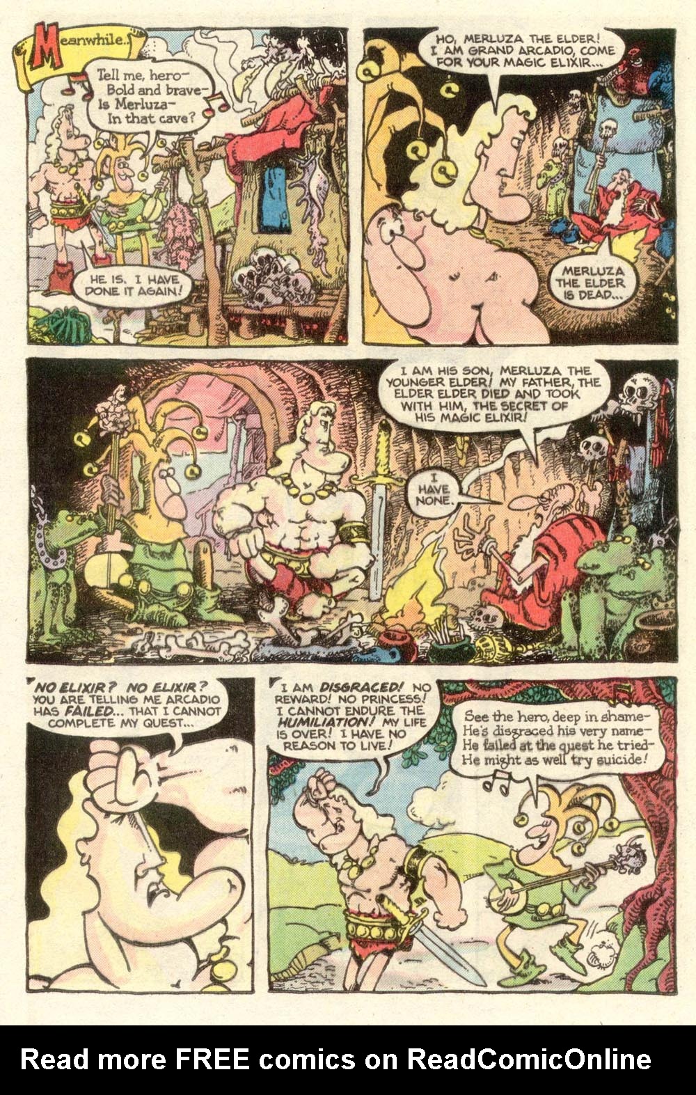 Read online Sergio Aragonés Groo the Wanderer comic -  Issue #11 - 12