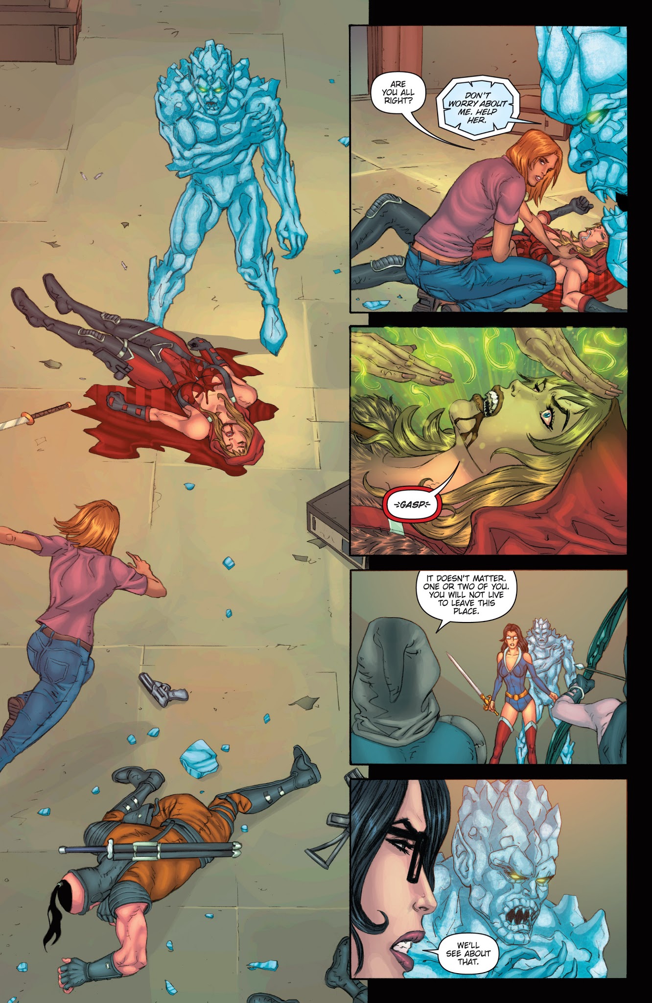 Read online Grimm Fairy Tales presents Realm War Age of Darkness comic -  Issue #8 - 5