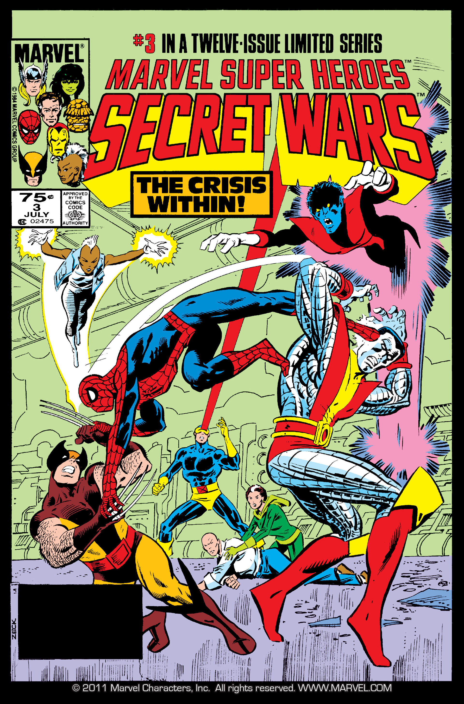 Read online Marvel Super Heroes Secret Wars (1984) comic -  Issue #3 - 1
