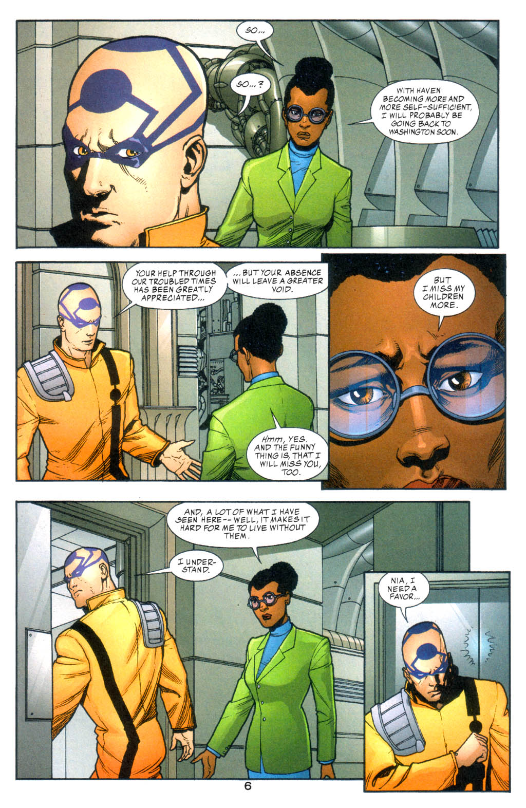 Read online Haven: The Broken City comic -  Issue #8 - 7