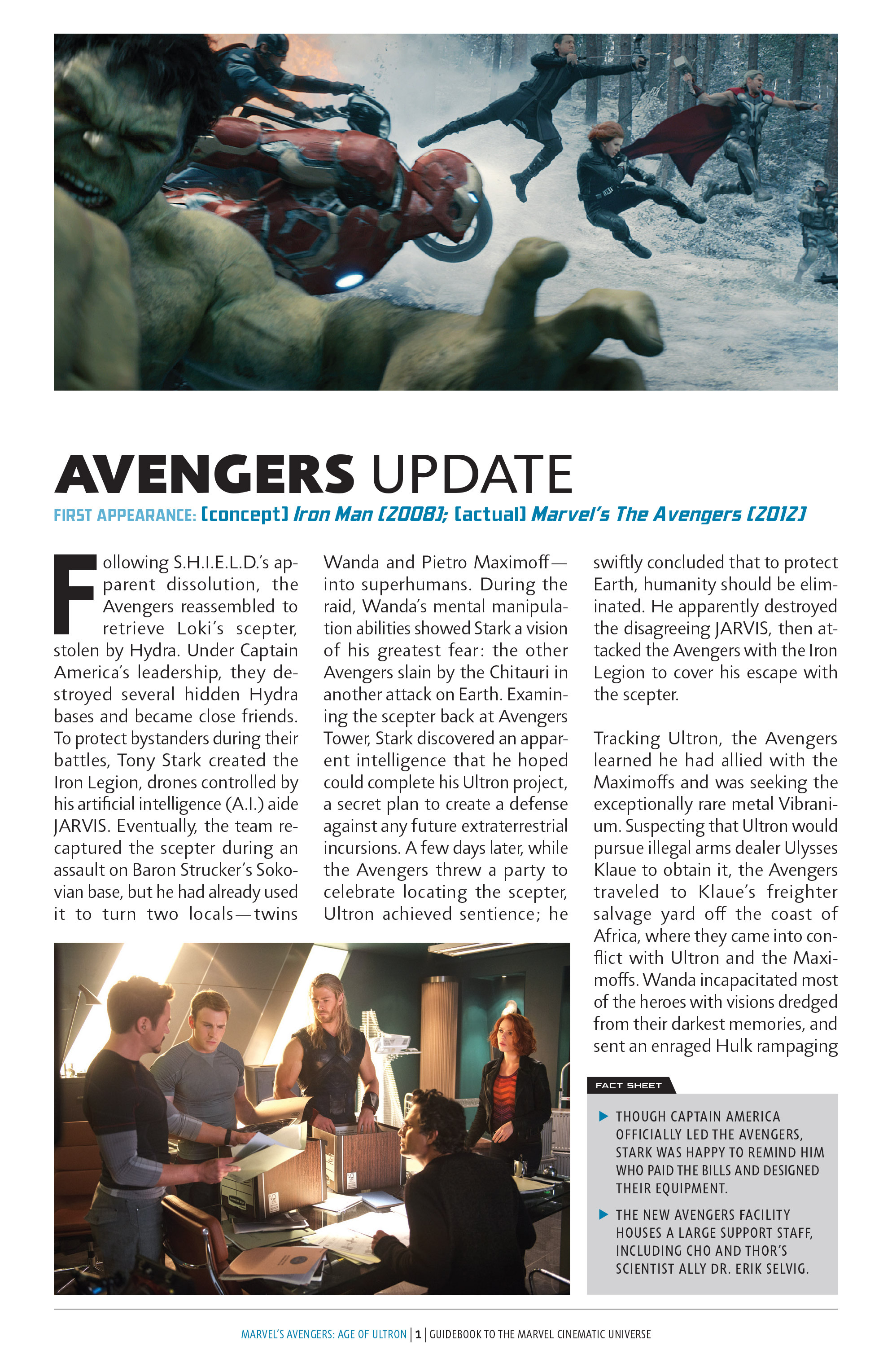 Read online Guidebook To the Marvel Cinematic Universe – Marvel's Avengers: Age of Ultron comic -  Issue # Full - 3