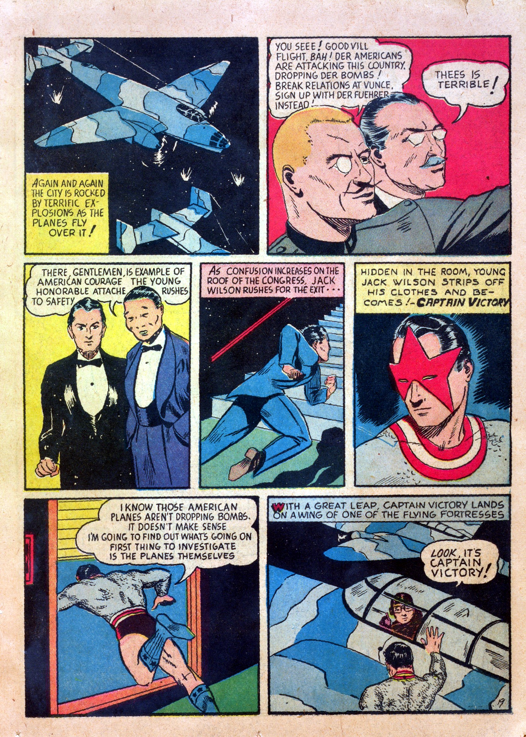 Read online Our Flag Comics comic -  Issue #1 - 21