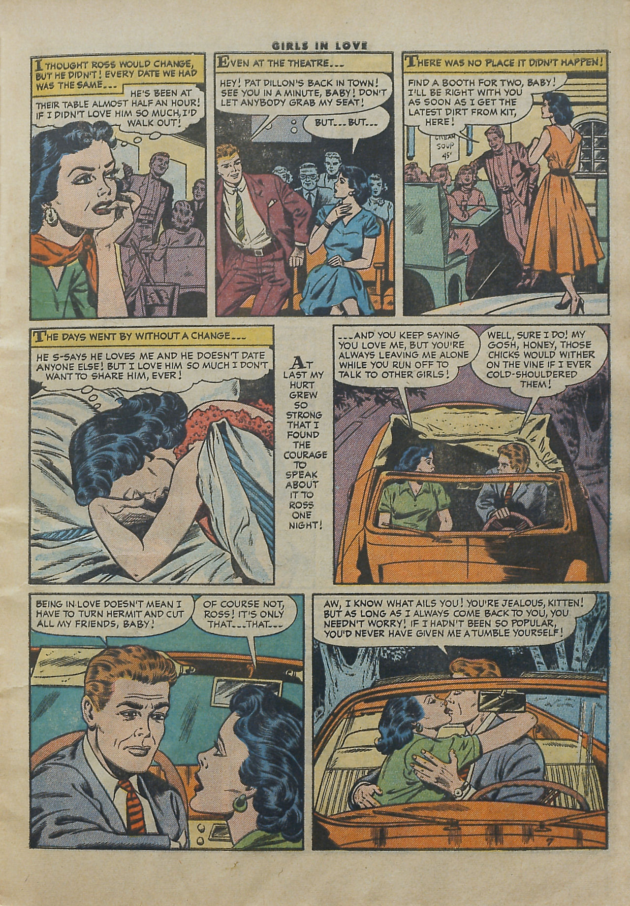 Read online Girls in Love (1955) comic -  Issue #53 - 9