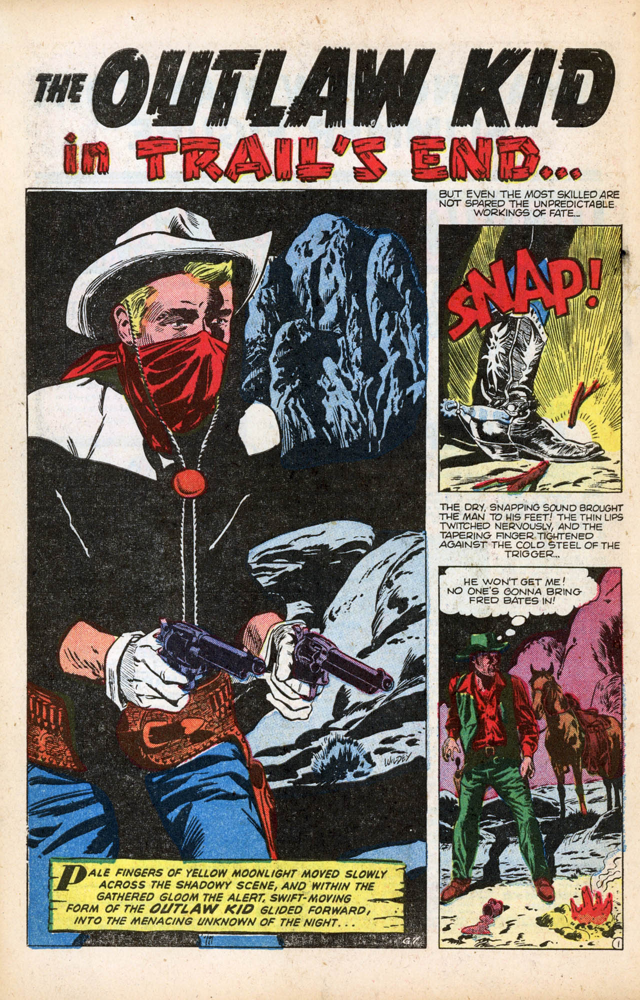 Read online The Outlaw Kid (1954) comic -  Issue #6 - 10
