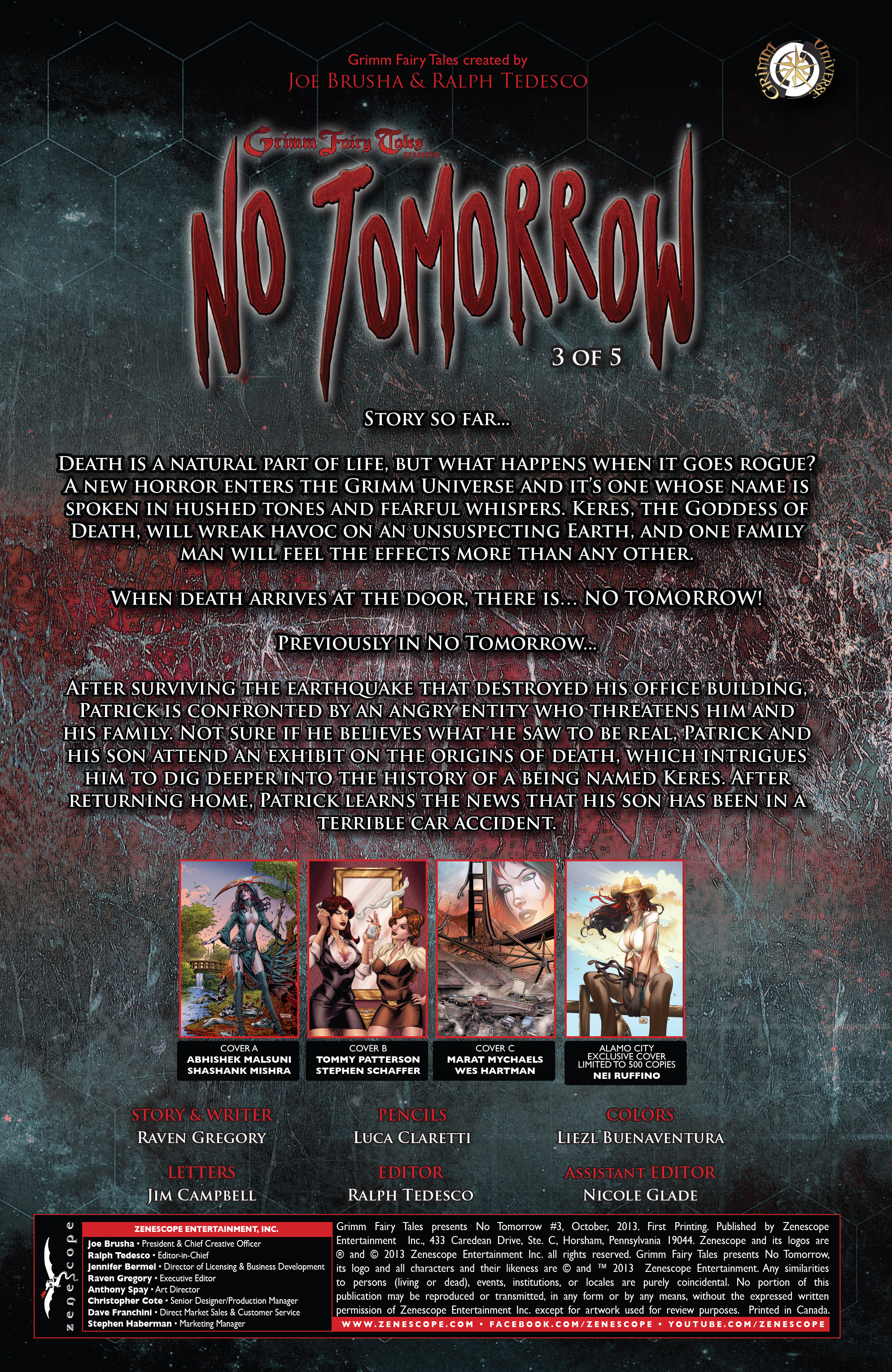 Read online Grimm Fairy Tales presents No Tomorrow comic -  Issue # TPB - 52