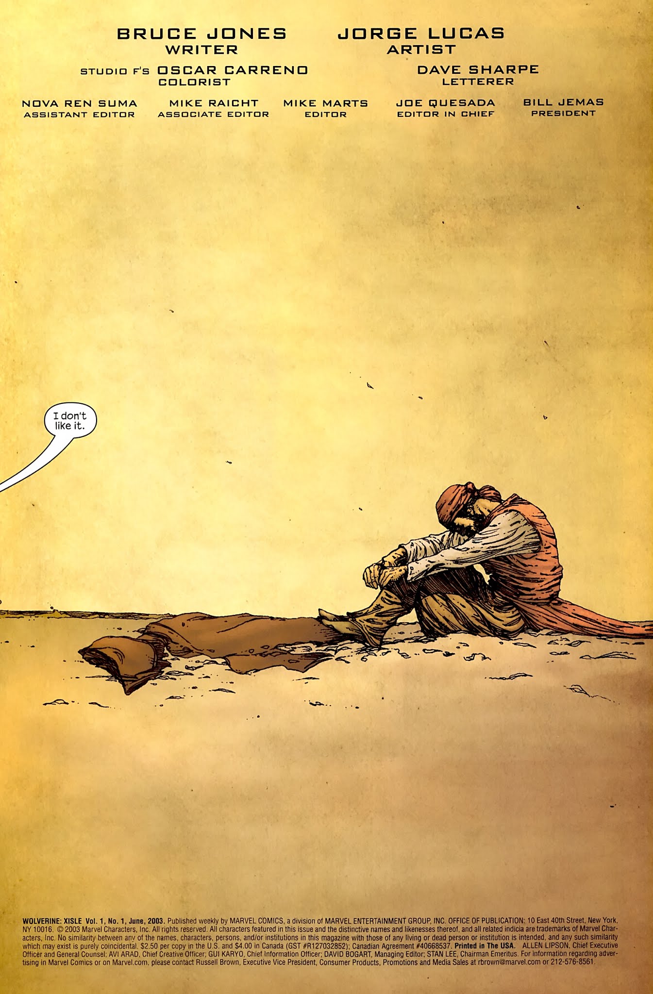 Read online Wolverine: Xisle comic -  Issue #1 - 2