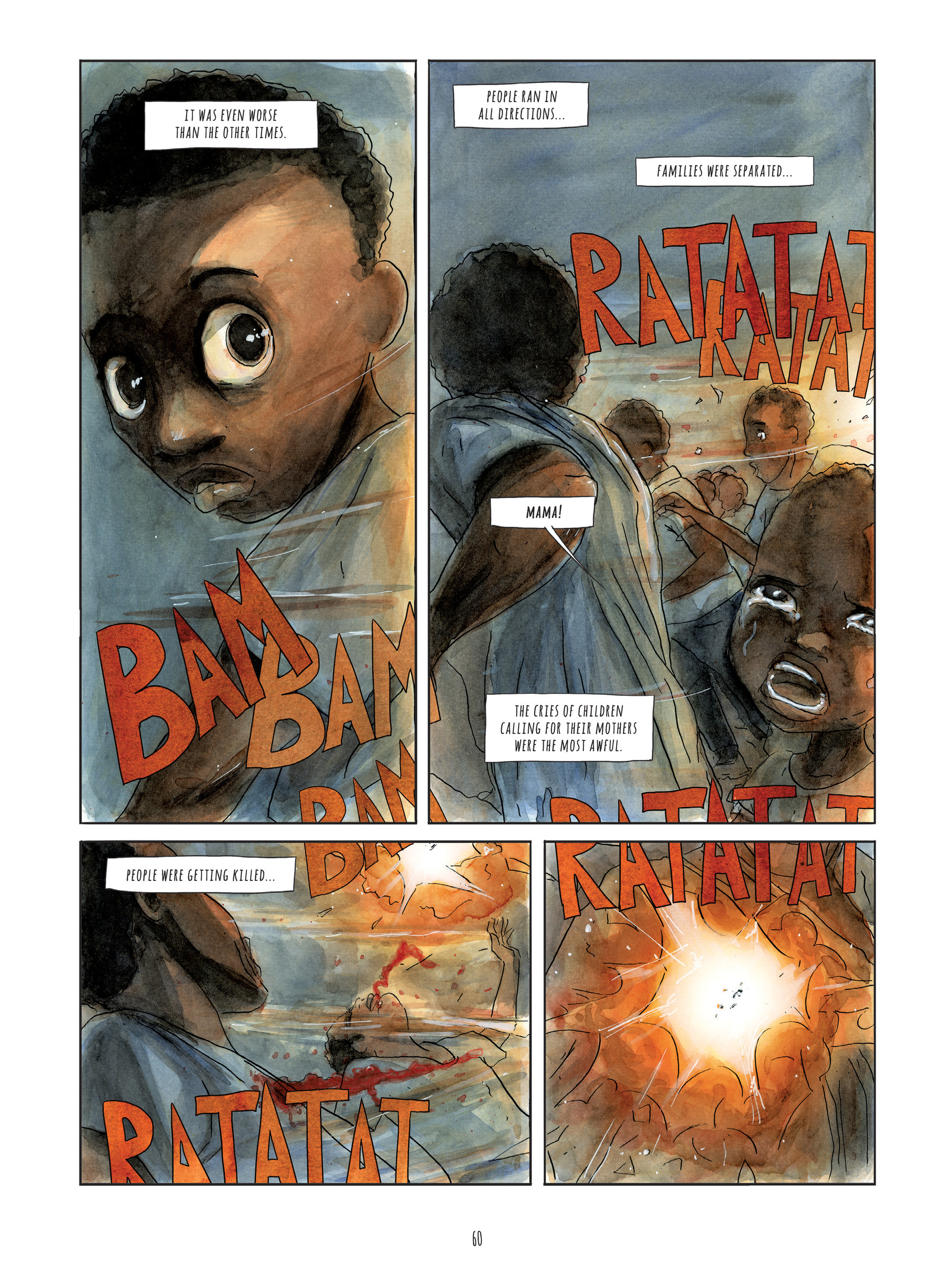 Read online Alice on the Run: One Child's Journey Through the Rwandan Civil War comic -  Issue # TPB - 59