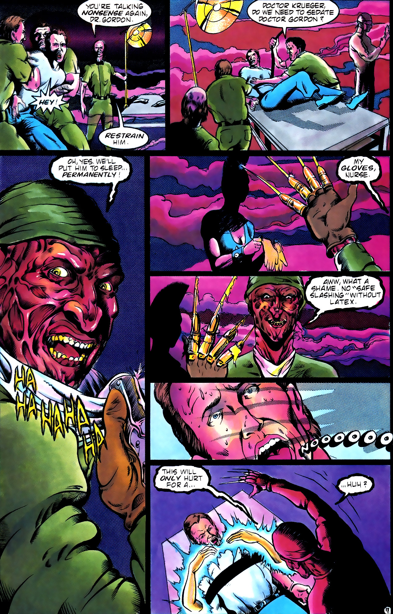 Read online Nightmares On Elm Street comic -  Issue #3 - 8