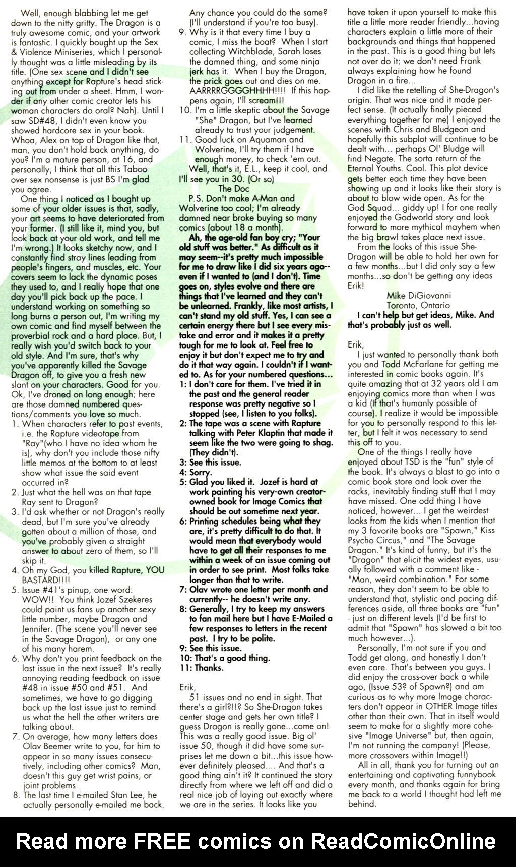 Read online The Savage Dragon (1993) comic -  Issue #53 - 24