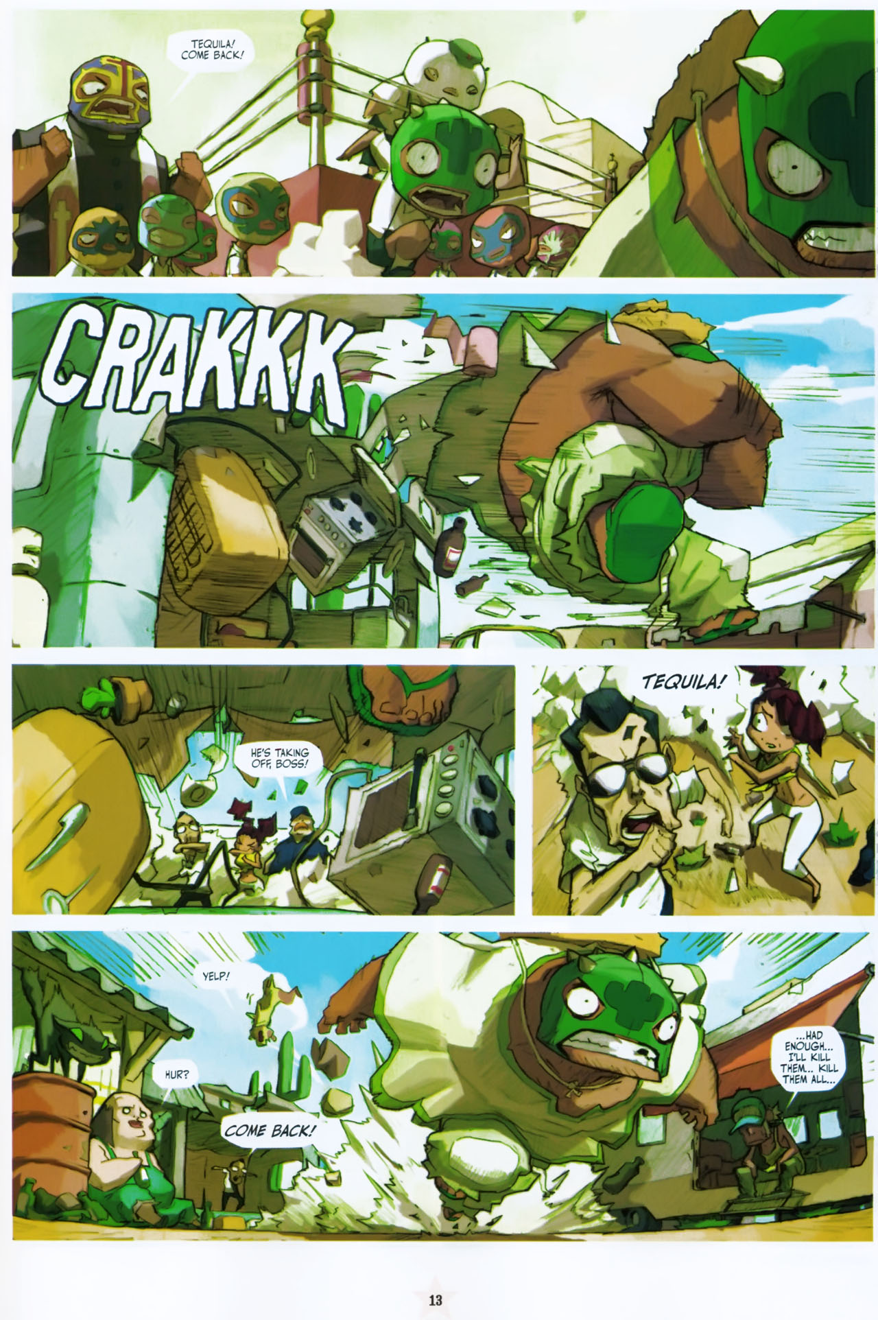 Read online Lucha Libre comic -  Issue #2 - 15