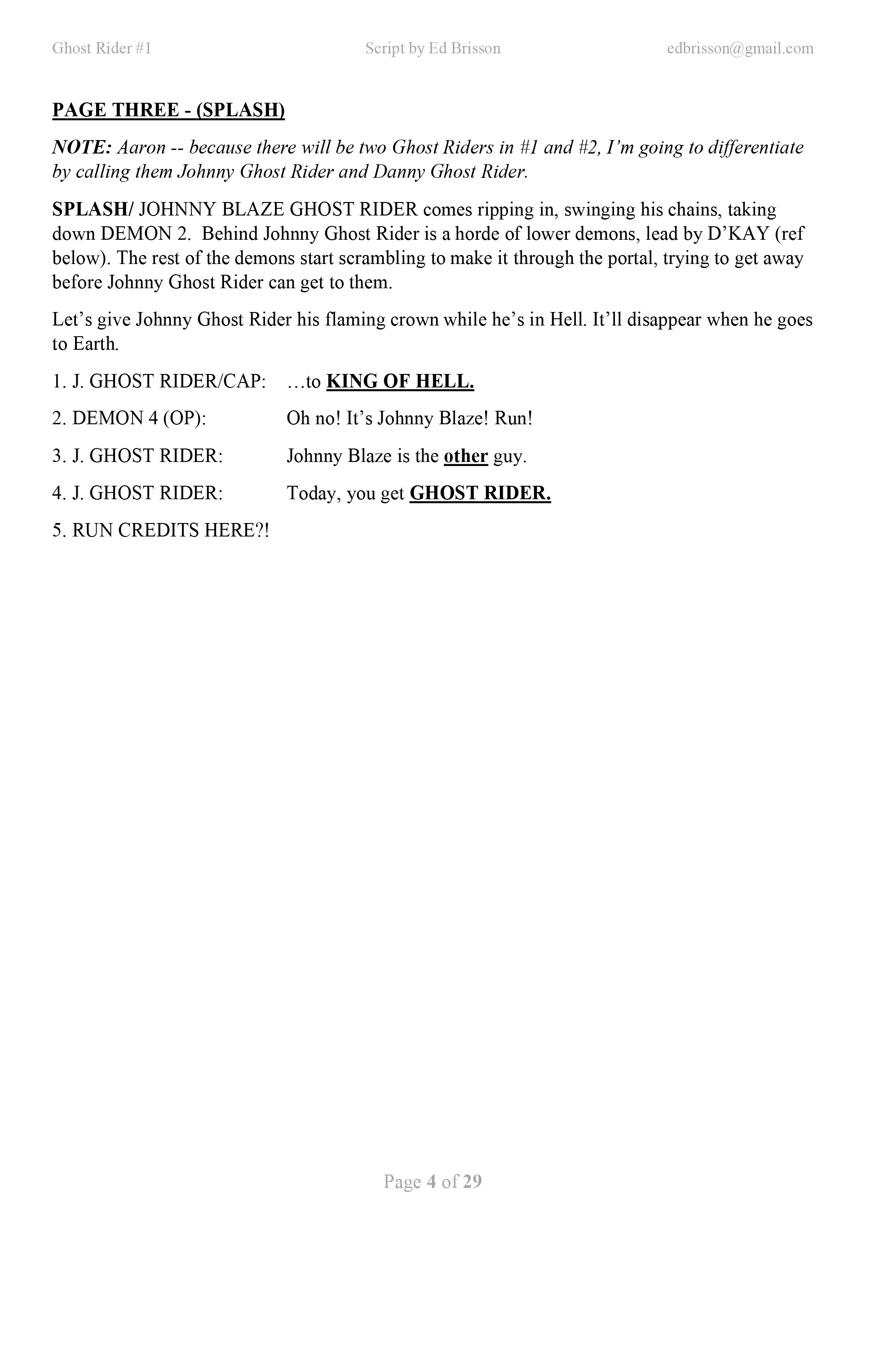 Read online Ghost Rider (2019) comic -  Issue # _Director's Cut - 47