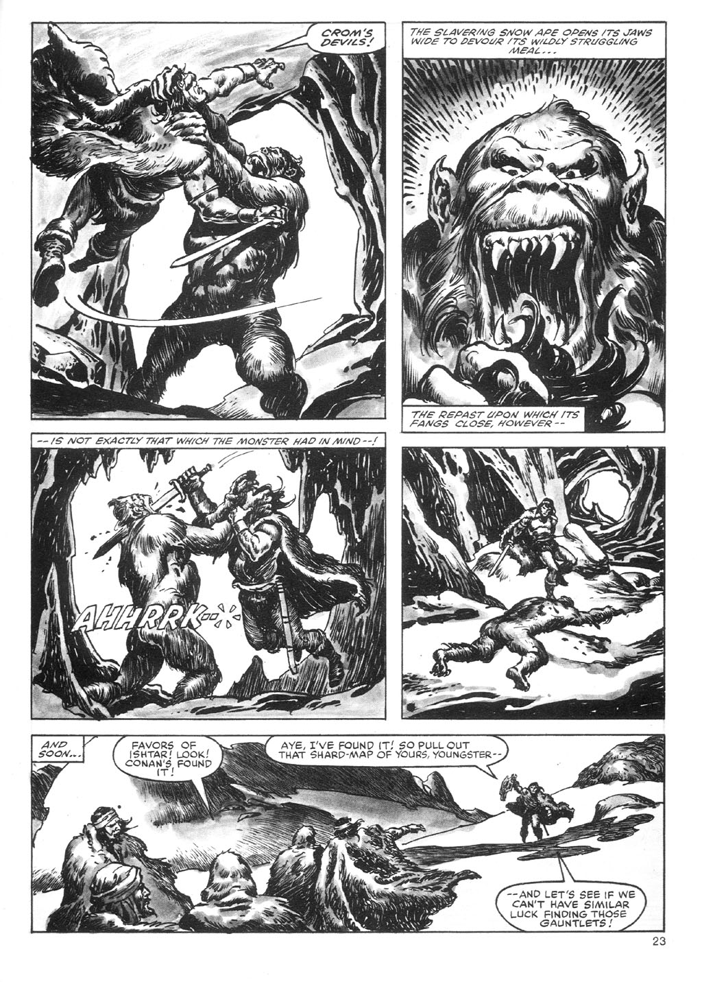 Read online The Savage Sword Of Conan comic -  Issue #87 - 23