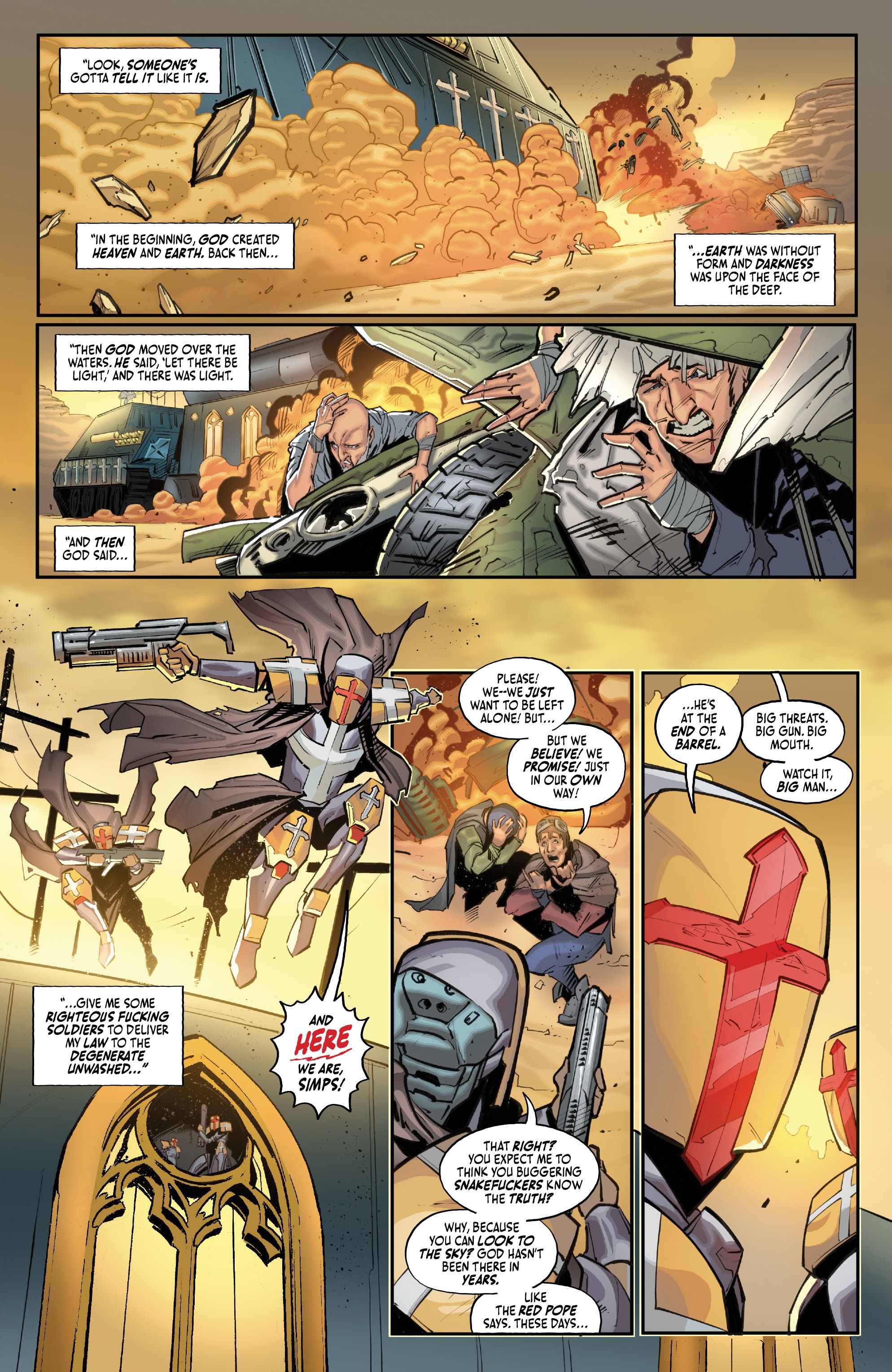 Read online Loaded Bible: Blood Of My Blood comic -  Issue #1 - 6
