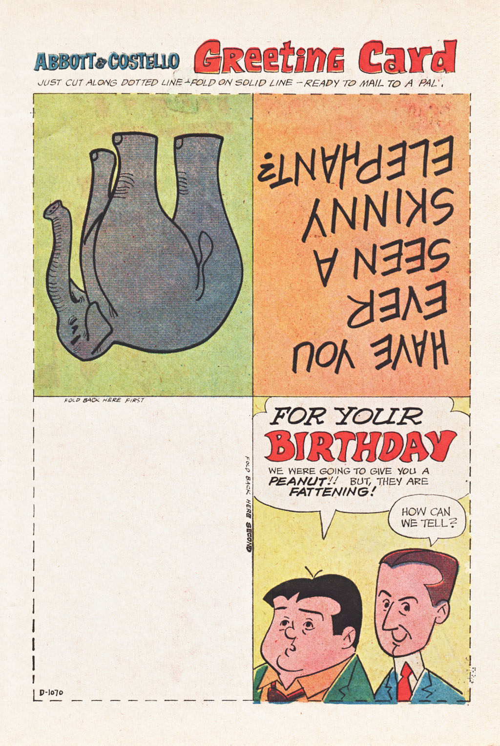 Read online Abbott & Costello comic -  Issue #19 - 27