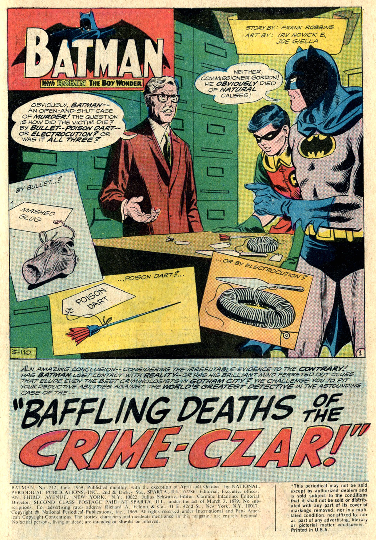 Read online Batman (1940) comic -  Issue #212 - 3