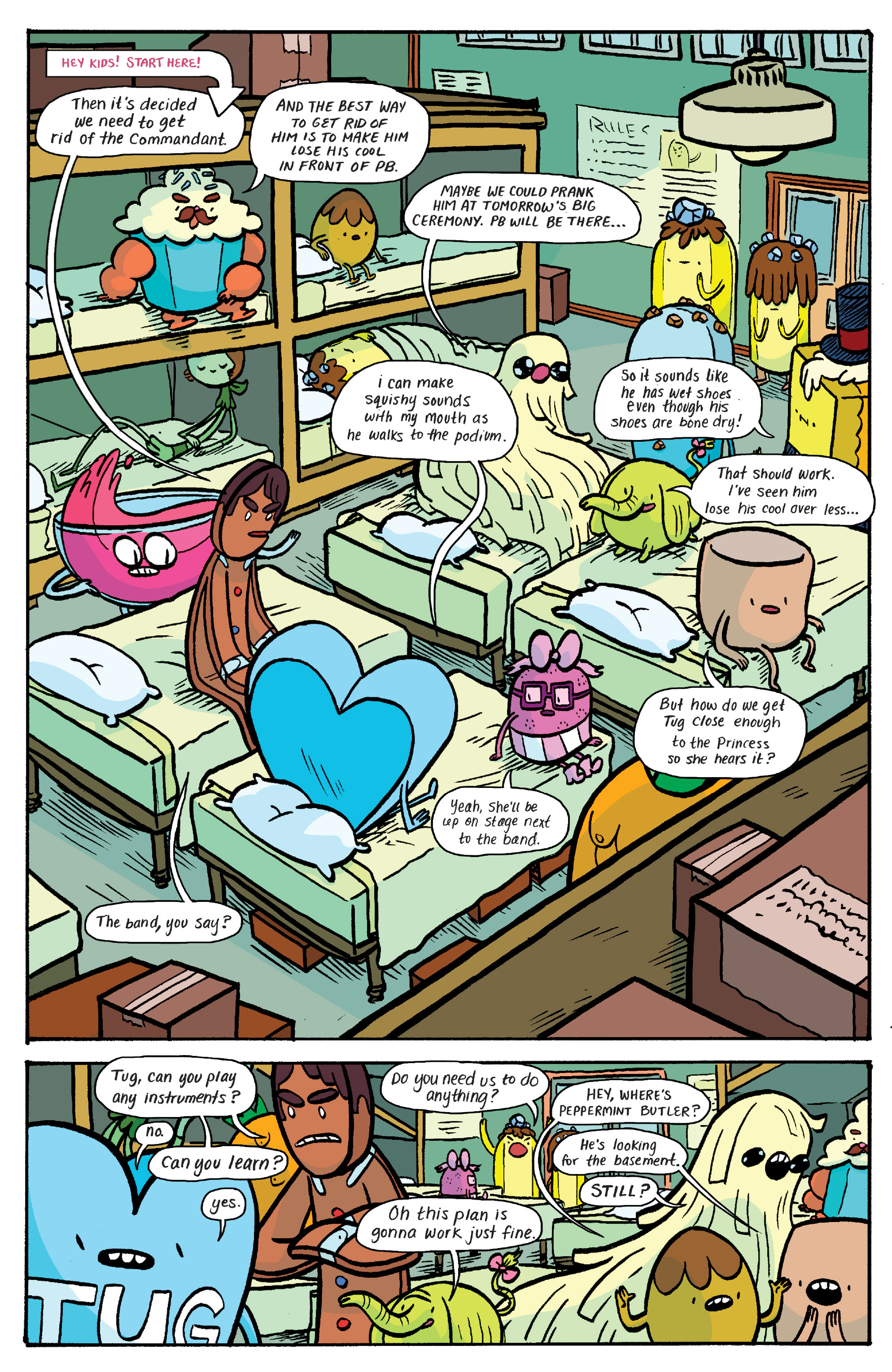 Read online Adventure Time: Banana Guard Academ comic -  Issue #4 - 7