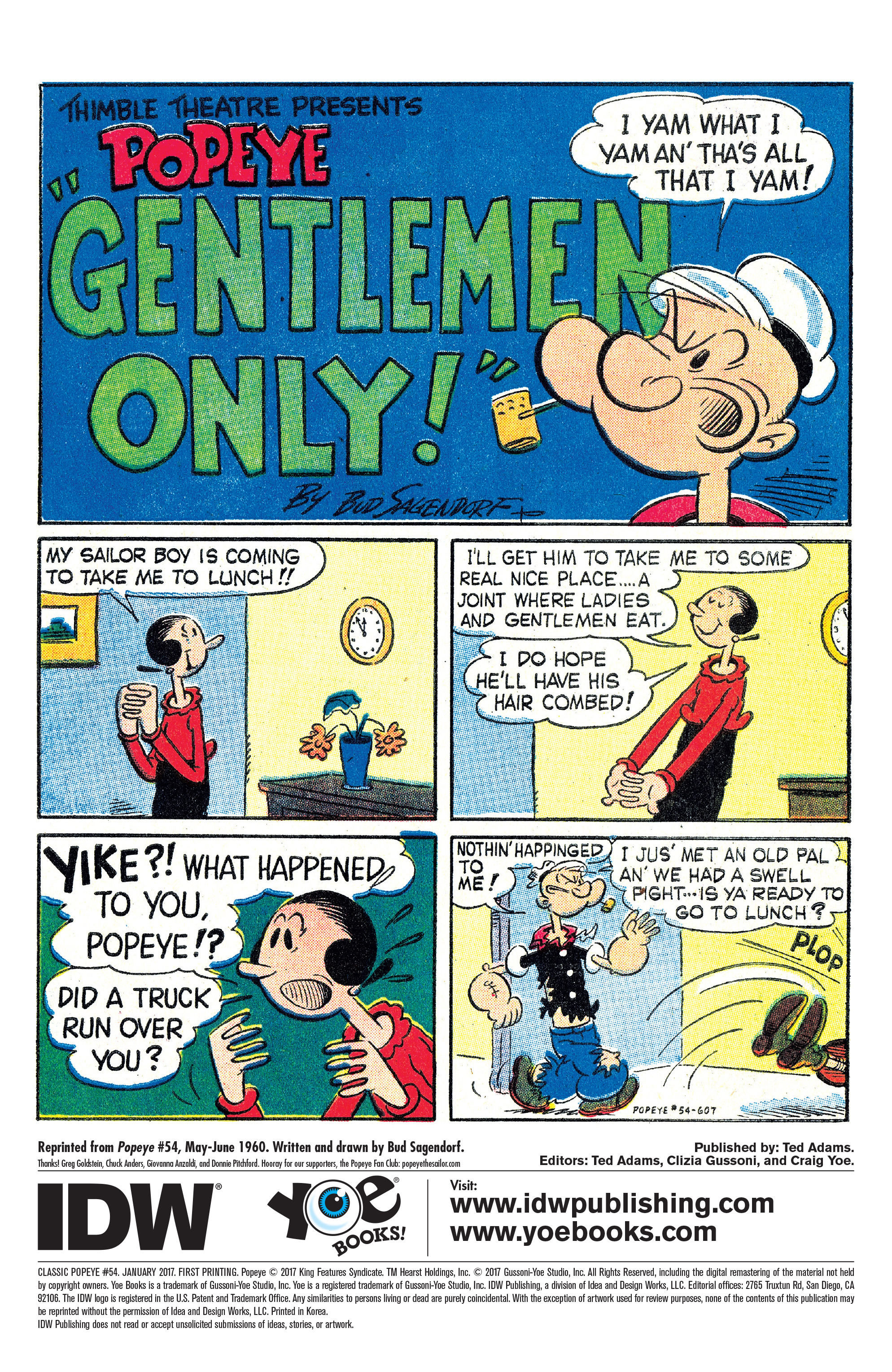 Read online Classic Popeye comic -  Issue #54 - 2