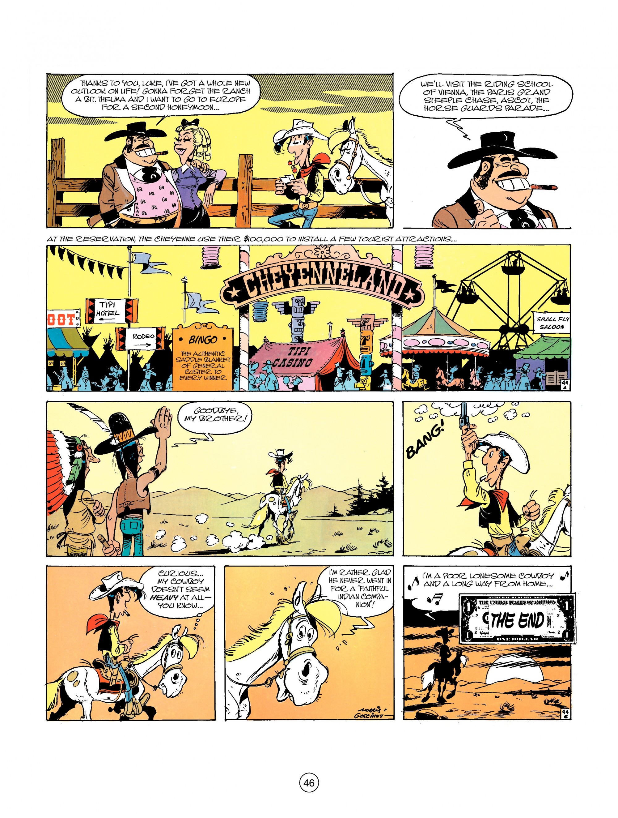 Read online A Lucky Luke Adventure comic -  Issue #26 - 46