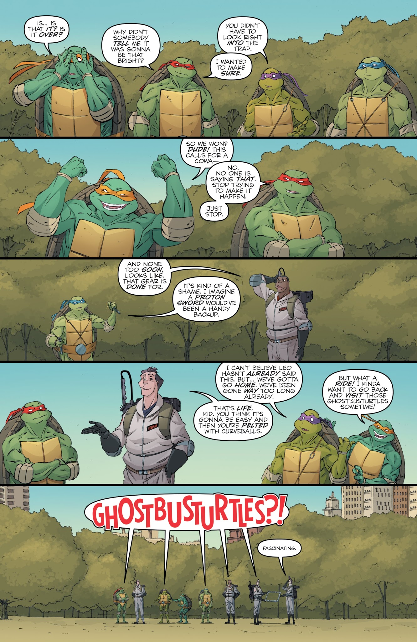 Read online Teenage Mutant Ninja Turtles/Ghostbusters 2 comic -  Issue #5 - 23