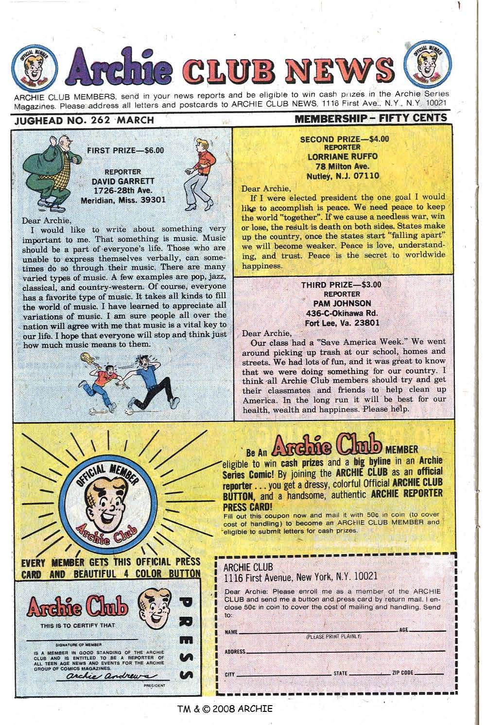 Read online Jughead (1965) comic -  Issue #262 - 26