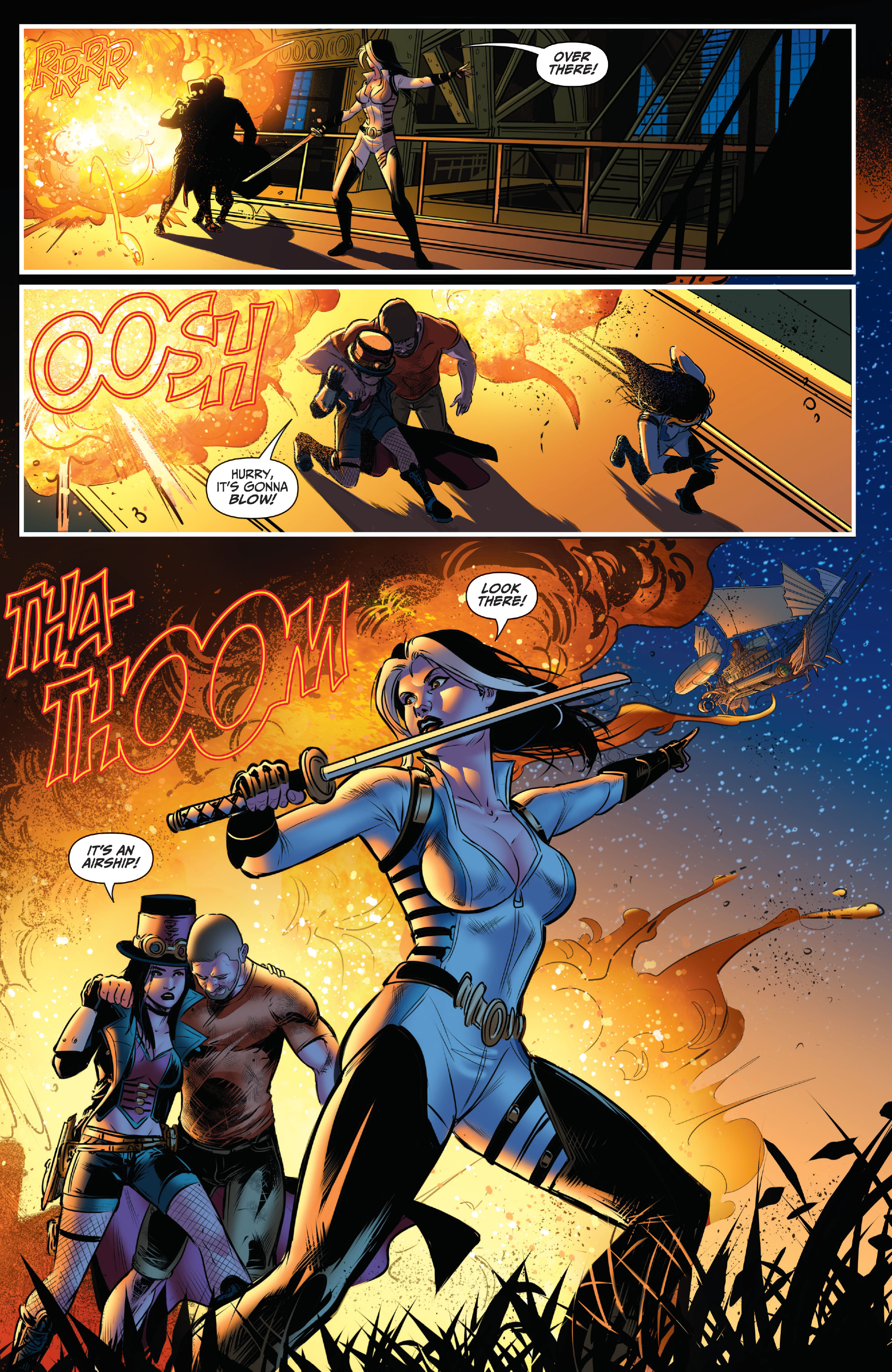 Read online Van Helsing: Steampunk comic -  Issue # Full - 32